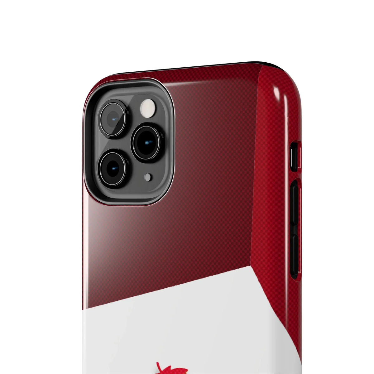 Canada Autumn Maple Tough Phone Case — Red & White Protective Fall Design - DiwaKi