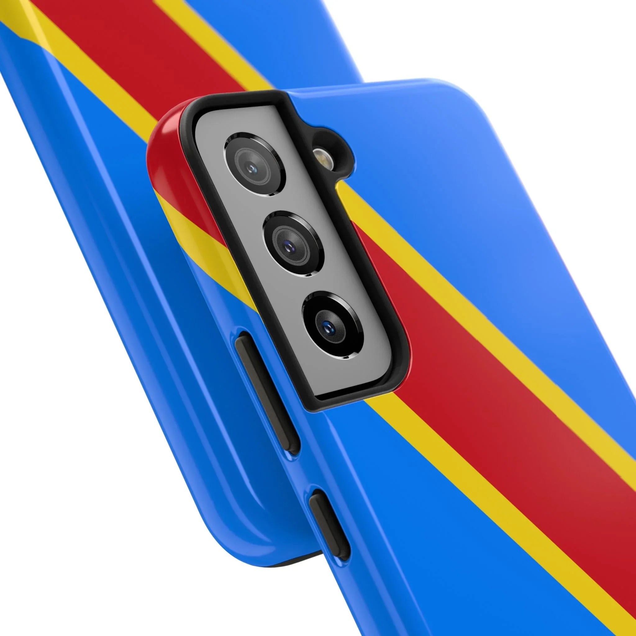 Democratic Republic of Congo Flag Tough Phone Case — Durable Protective Cover - DiwaKi