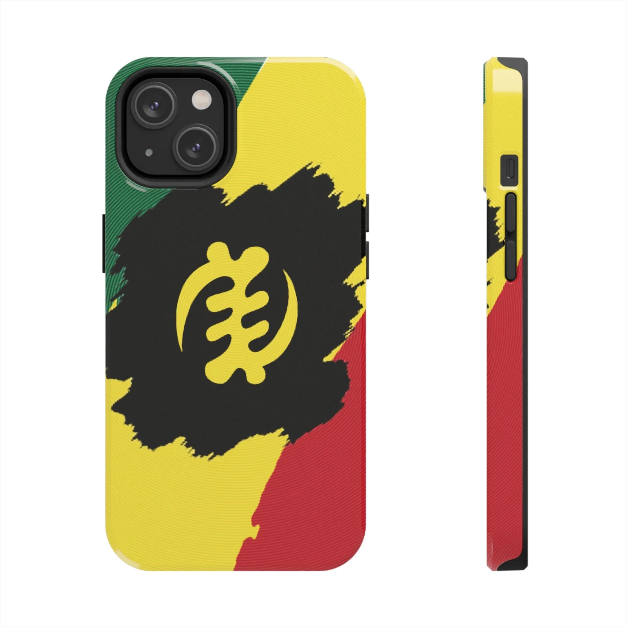Sankofa Tough Phone Case — Shockproof Protective Phone Cover with Ghana Adinkra Symbol - DiwaKi
