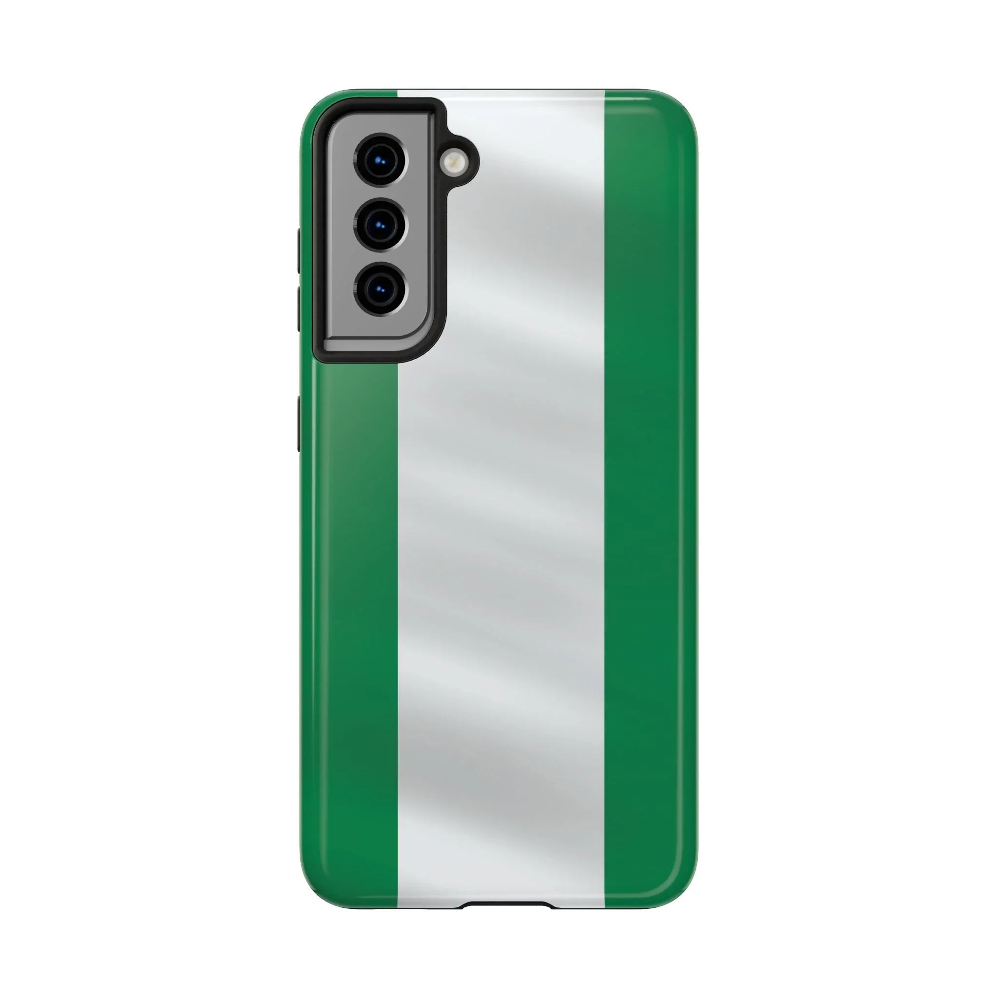 Tough Phone Case — Nigerian flag Rugged Protective Cover - DiwaKi