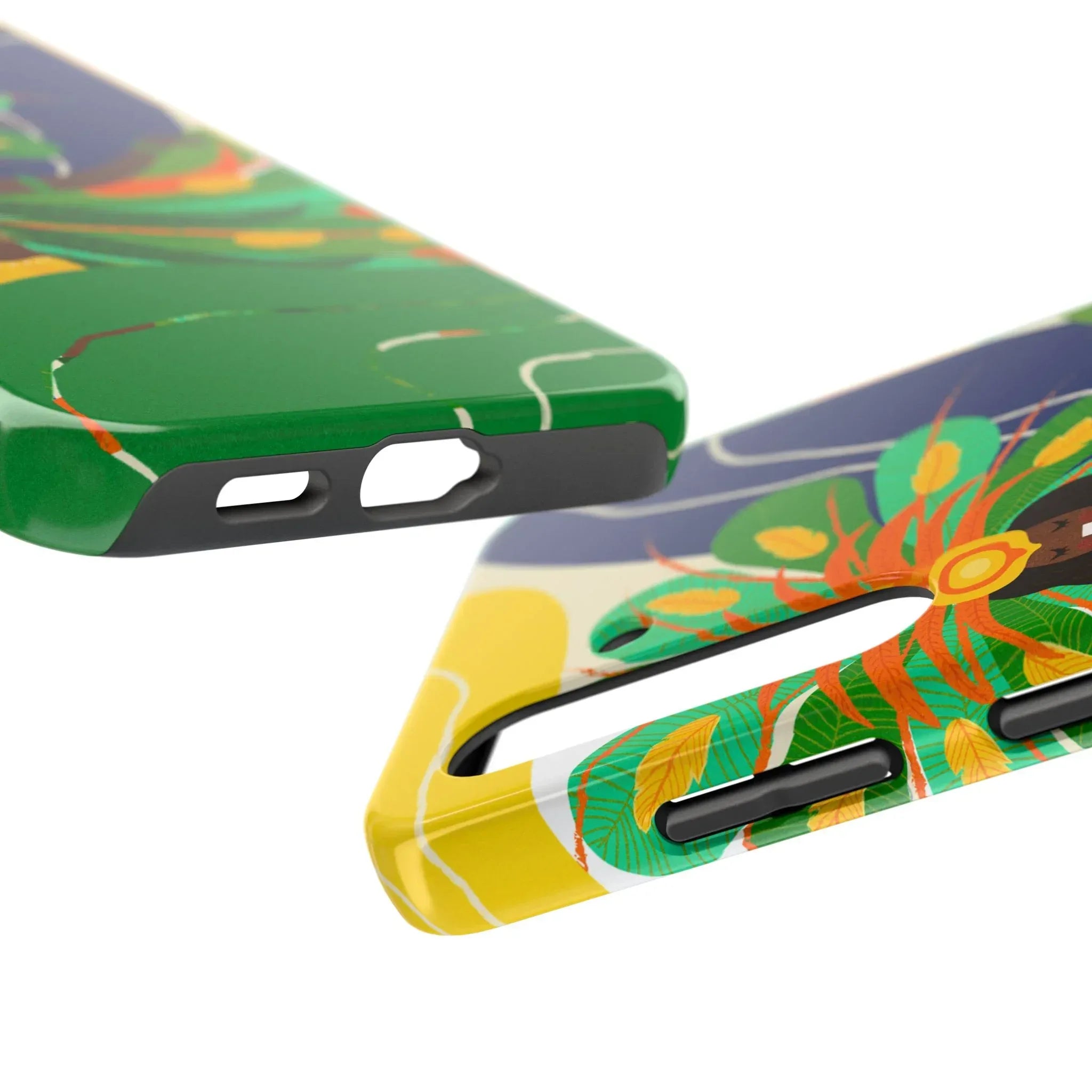 Brazil carnival Tough Phone Case — Statue of Liberty & American Flag Design - DiwaKi