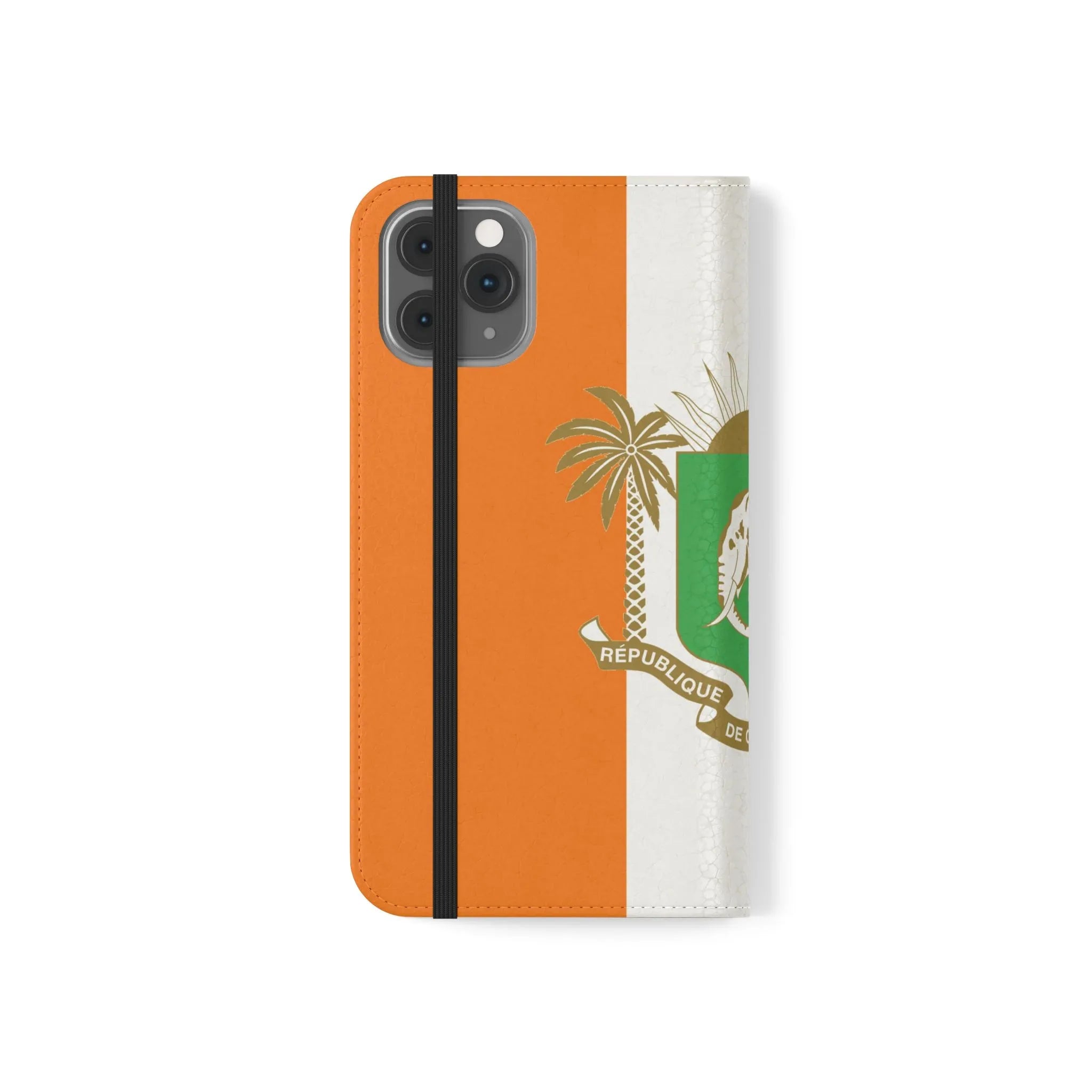 Ivory Coast Flag Flip Phone Case — Côte d&