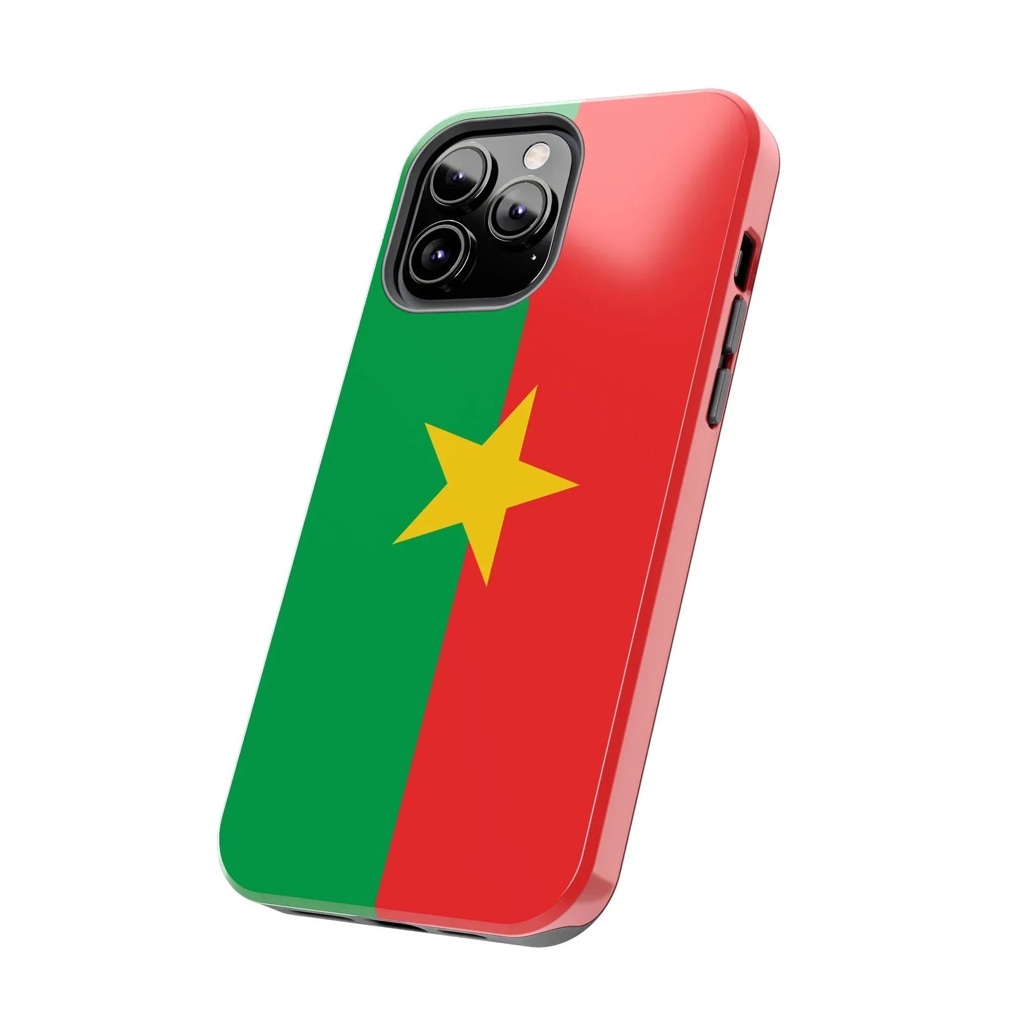 Burkina Faso Flag Tough Phone Case – Durable Protective Cover - DiwaKi