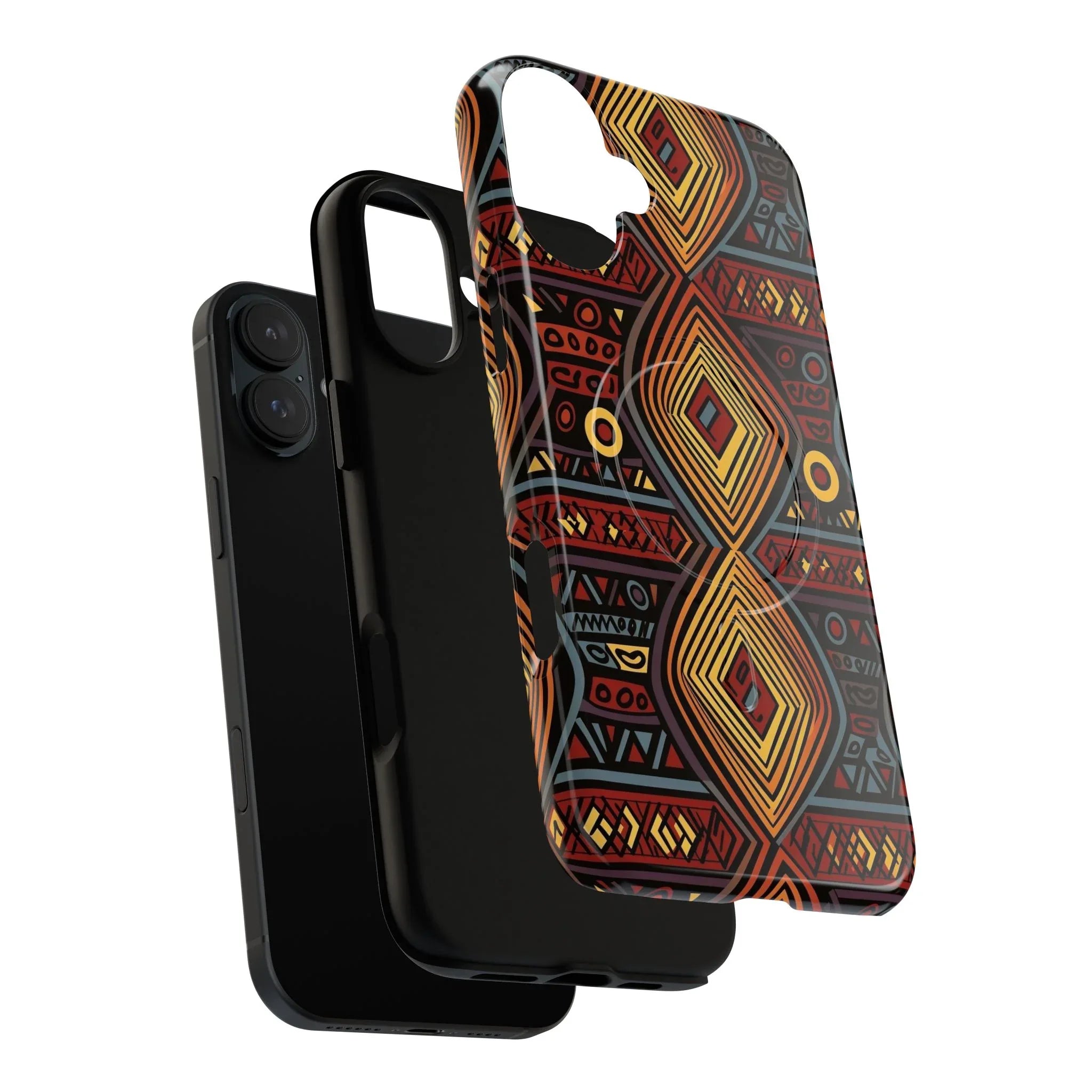 Tribal Geometric Tough Magnetic Phone Case - DiwaKi