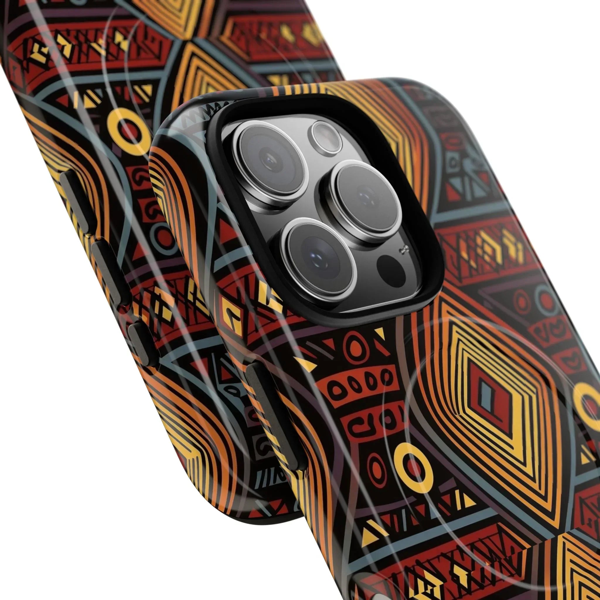 Tribal Geometric Tough Magnetic Phone Case - DiwaKi