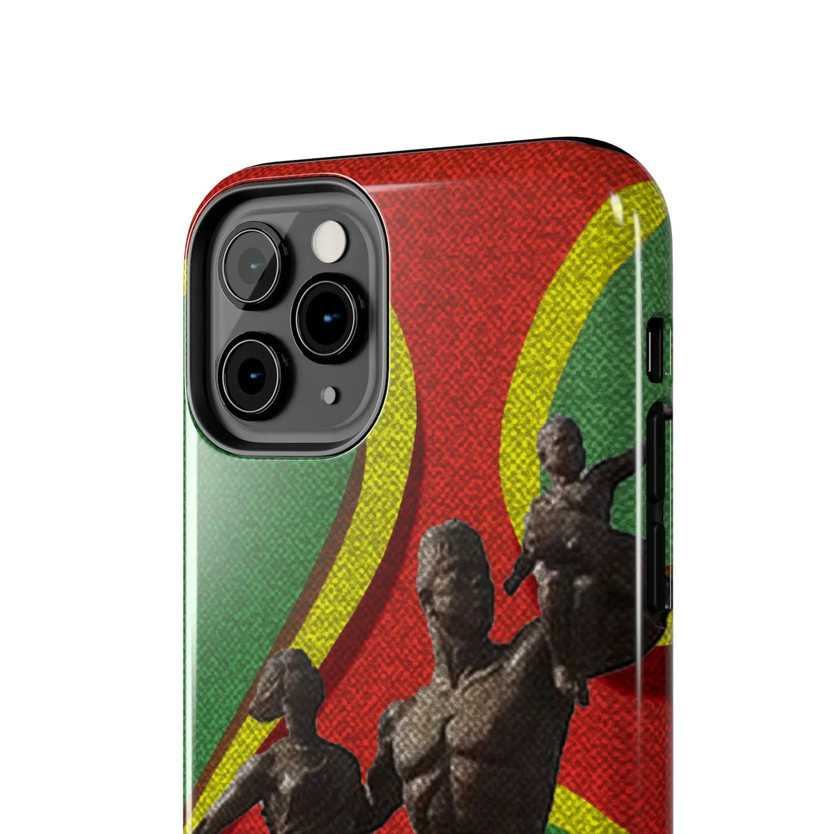 Senegal Tough Phone Case — Liberation Monument Retro Red, Green & Yellow Design - DiwaKi