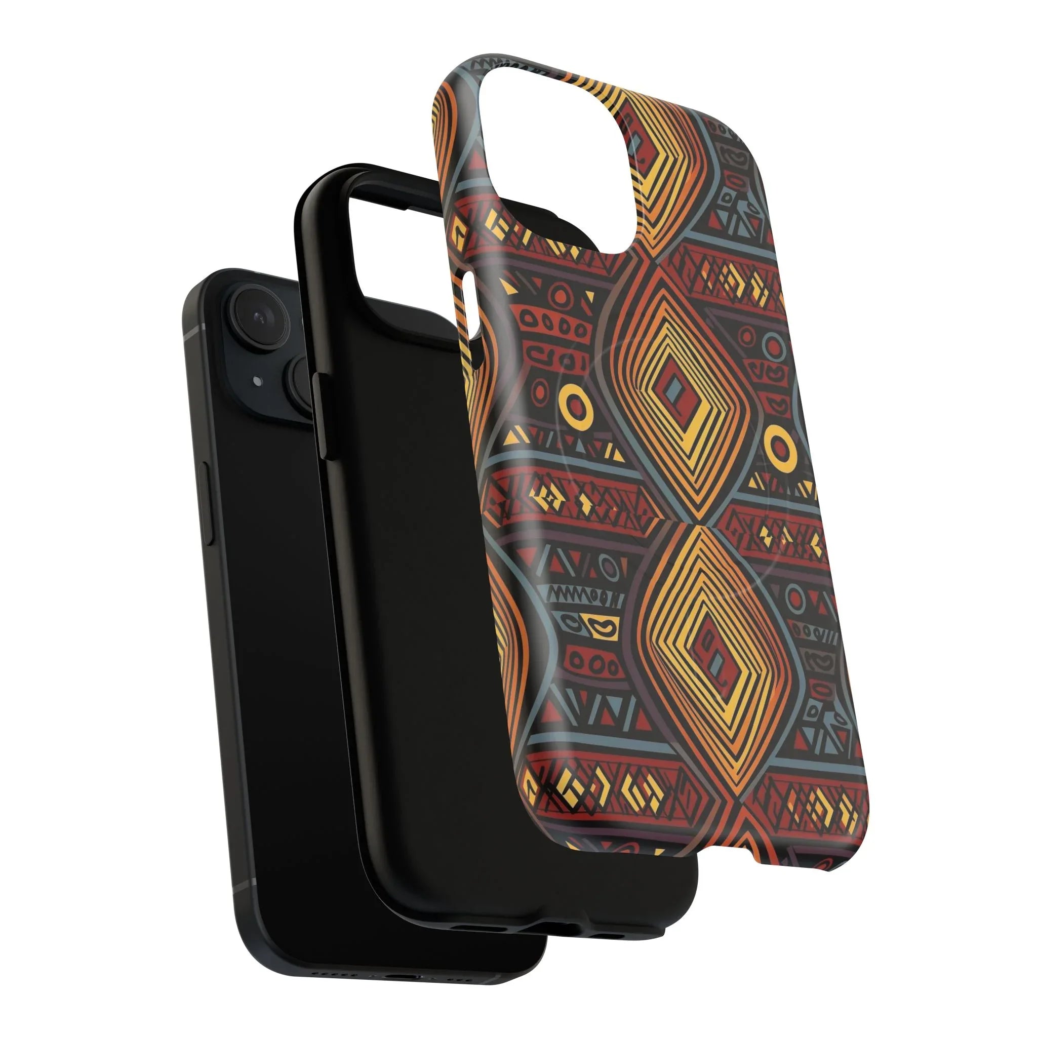 Tribal Geometric Tough Magnetic Phone Case - DiwaKi