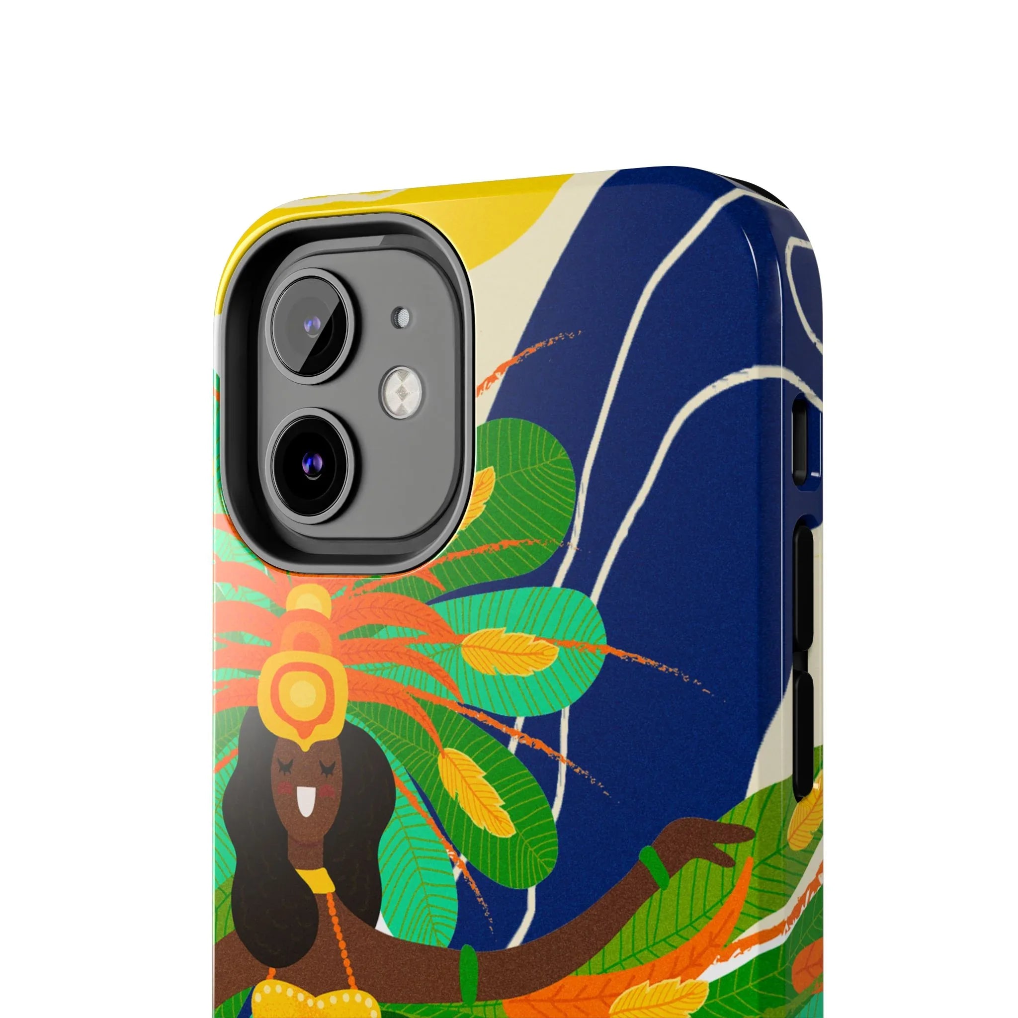 Brazil carnival Tough Phone Case — Statue of Liberty & American Flag Design - DiwaKi