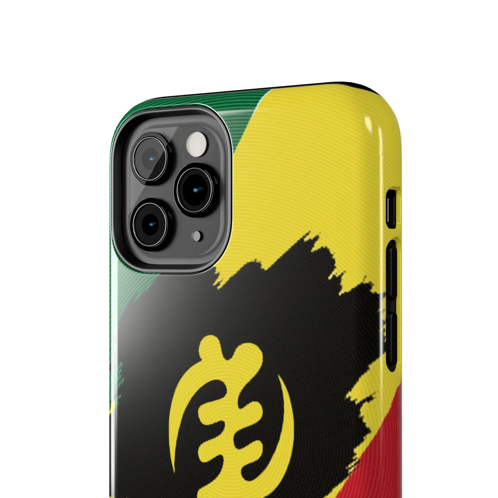 Sankofa Tough Phone Case — Shockproof Protective Phone Cover with Ghana Adinkra Symbol - DiwaKi