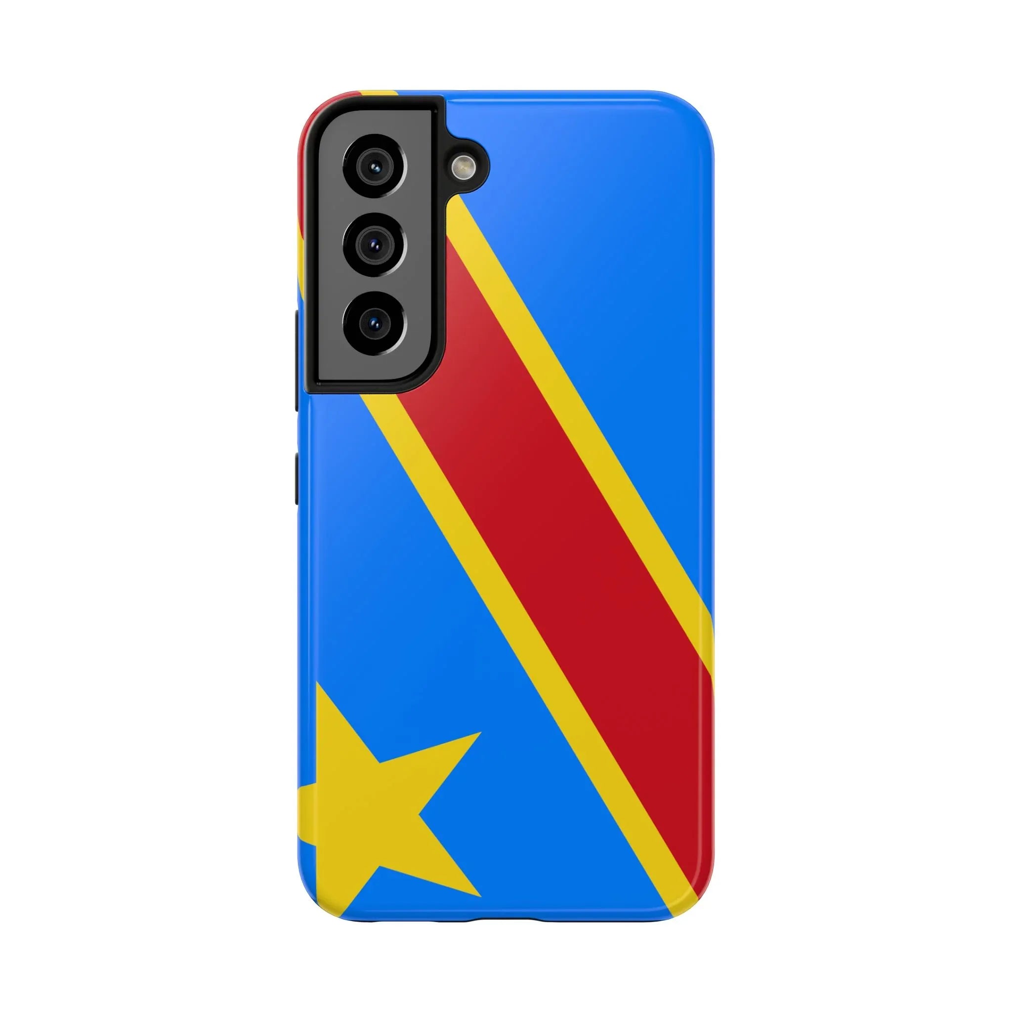Democratic Republic of Congo Flag Tough Phone Case — Durable Protective Cover - DiwaKi