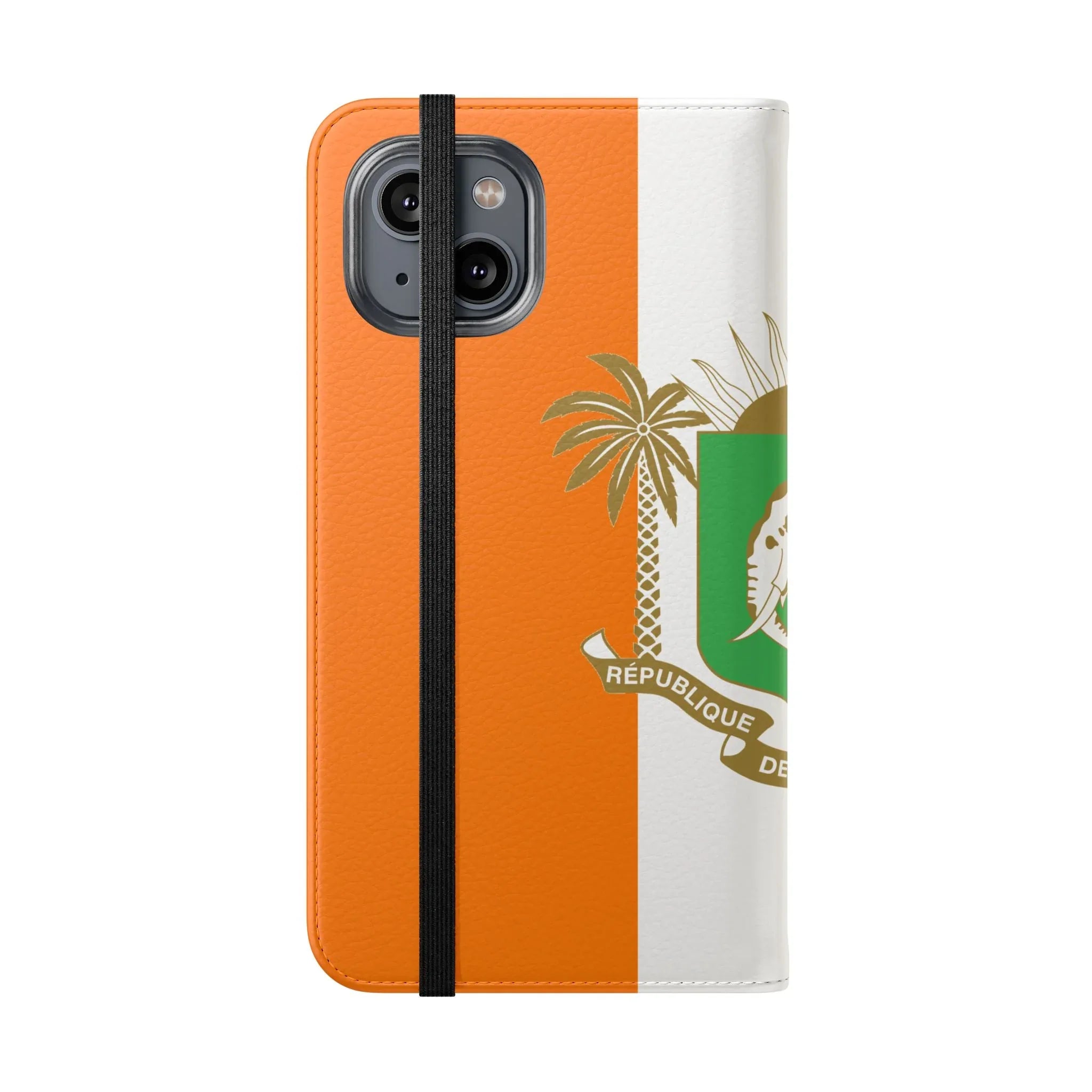 Ivory Coast Flag Flip Phone Case — Côte d&