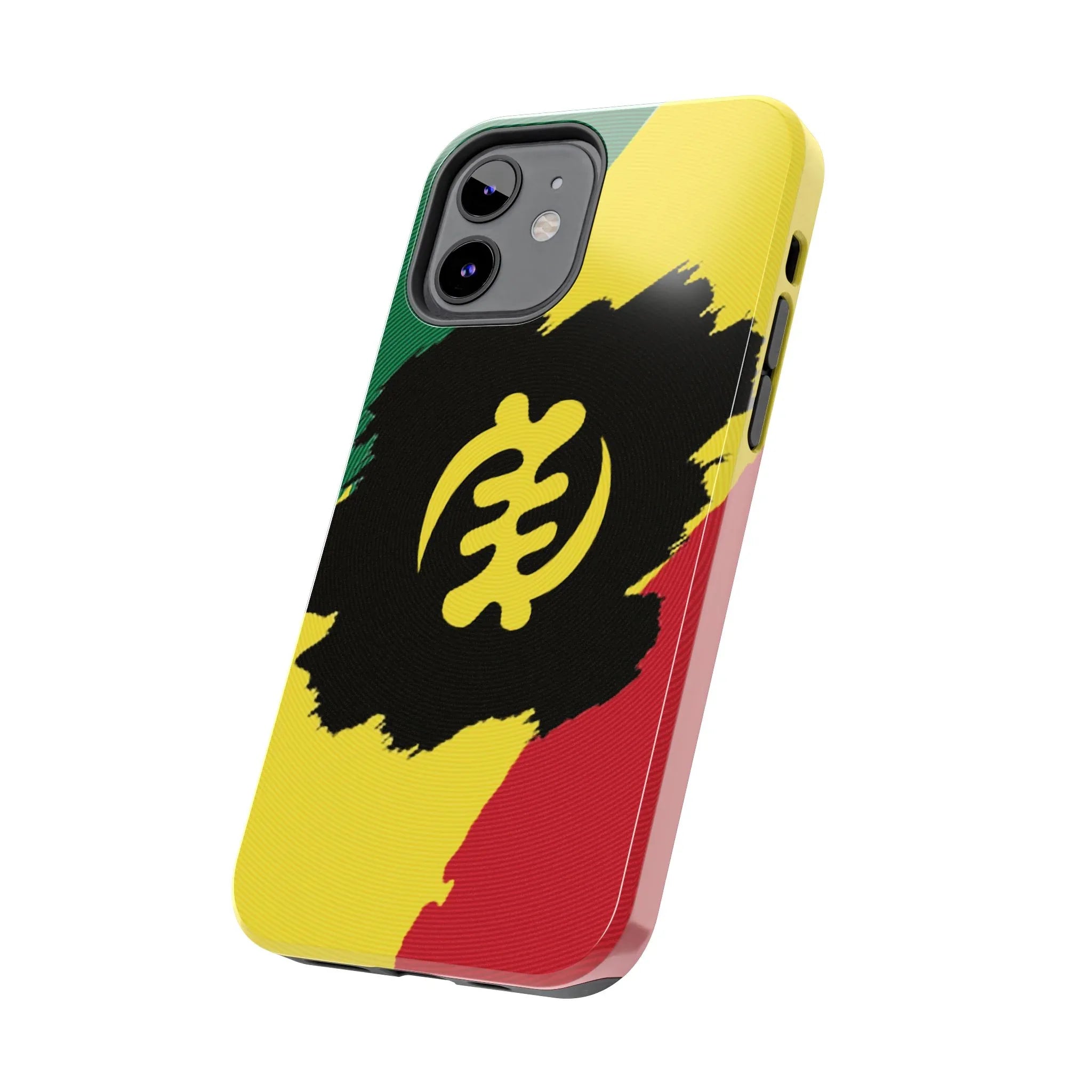 Sankofa Tough Phone Case — Shockproof Protective Phone Cover with Ghana Adinkra Symbol - DiwaKi