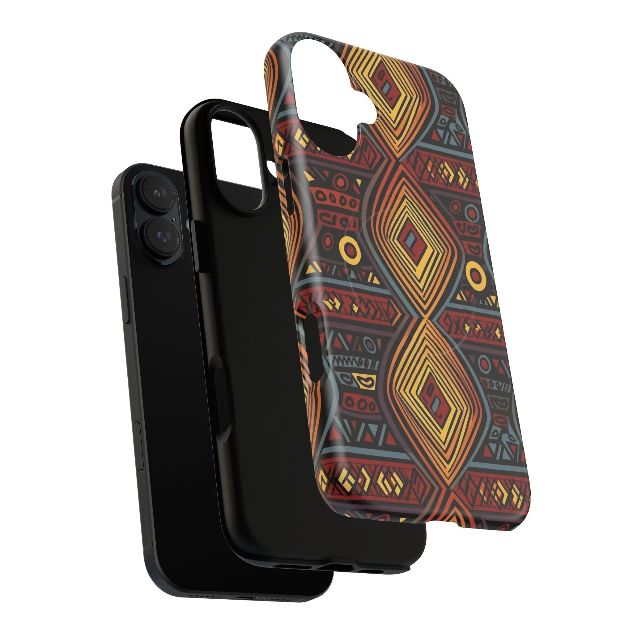 Tribal Geometric Tough Magnetic Phone Case - DiwaKi