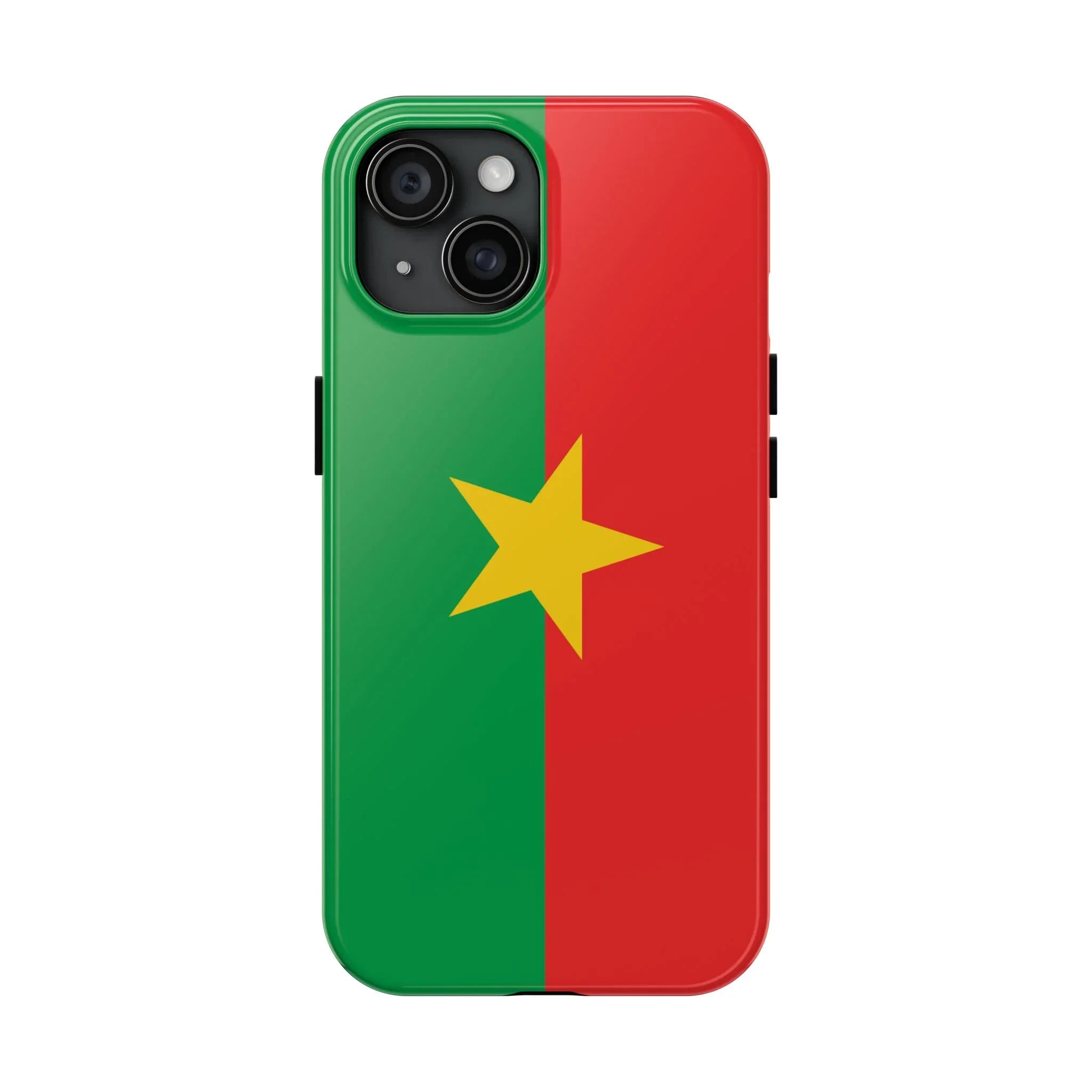 Burkina Faso Flag Tough Phone Case – Durable Protective Cover - DiwaKi