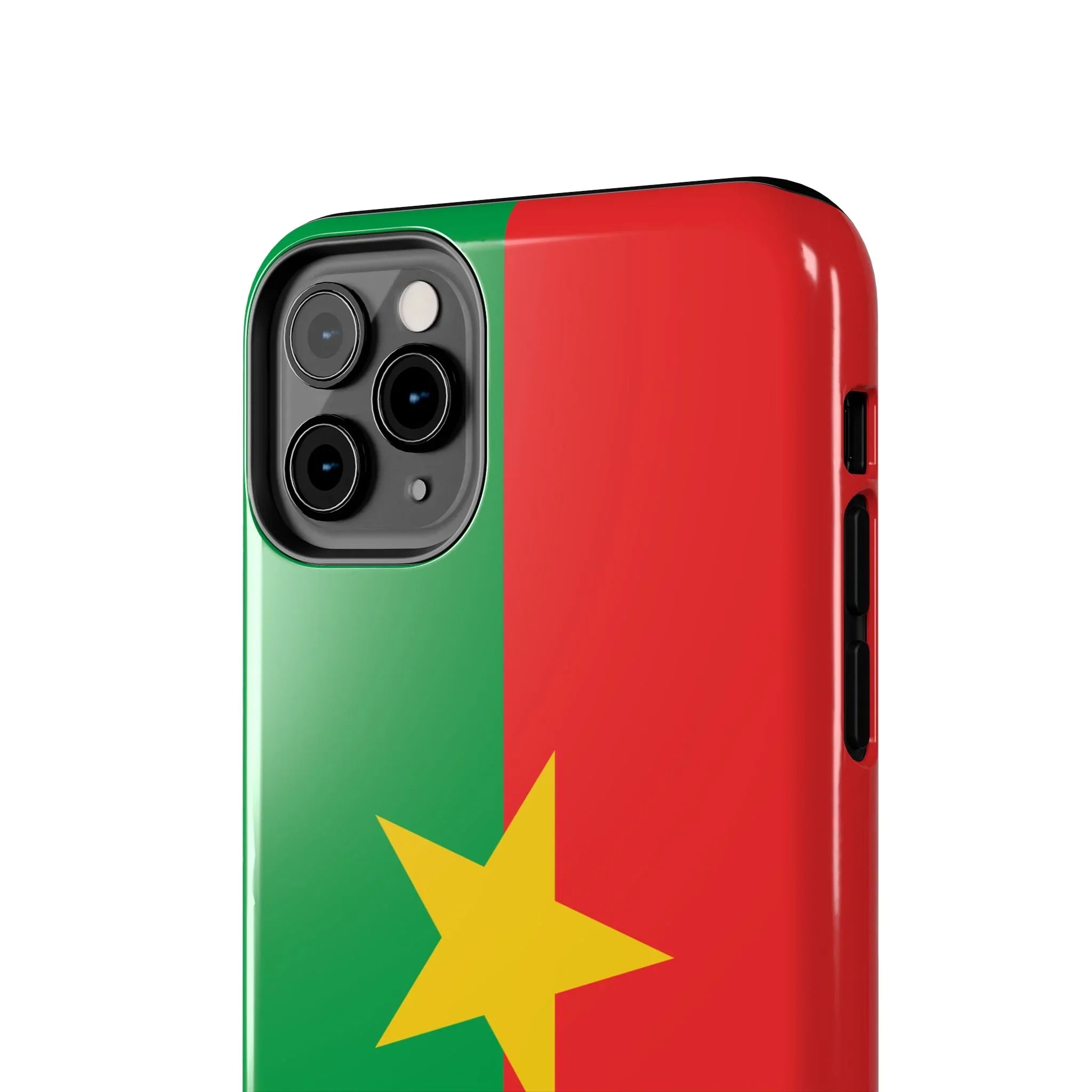 Burkina Faso Flag Tough Phone Case – Durable Protective Cover - DiwaKi