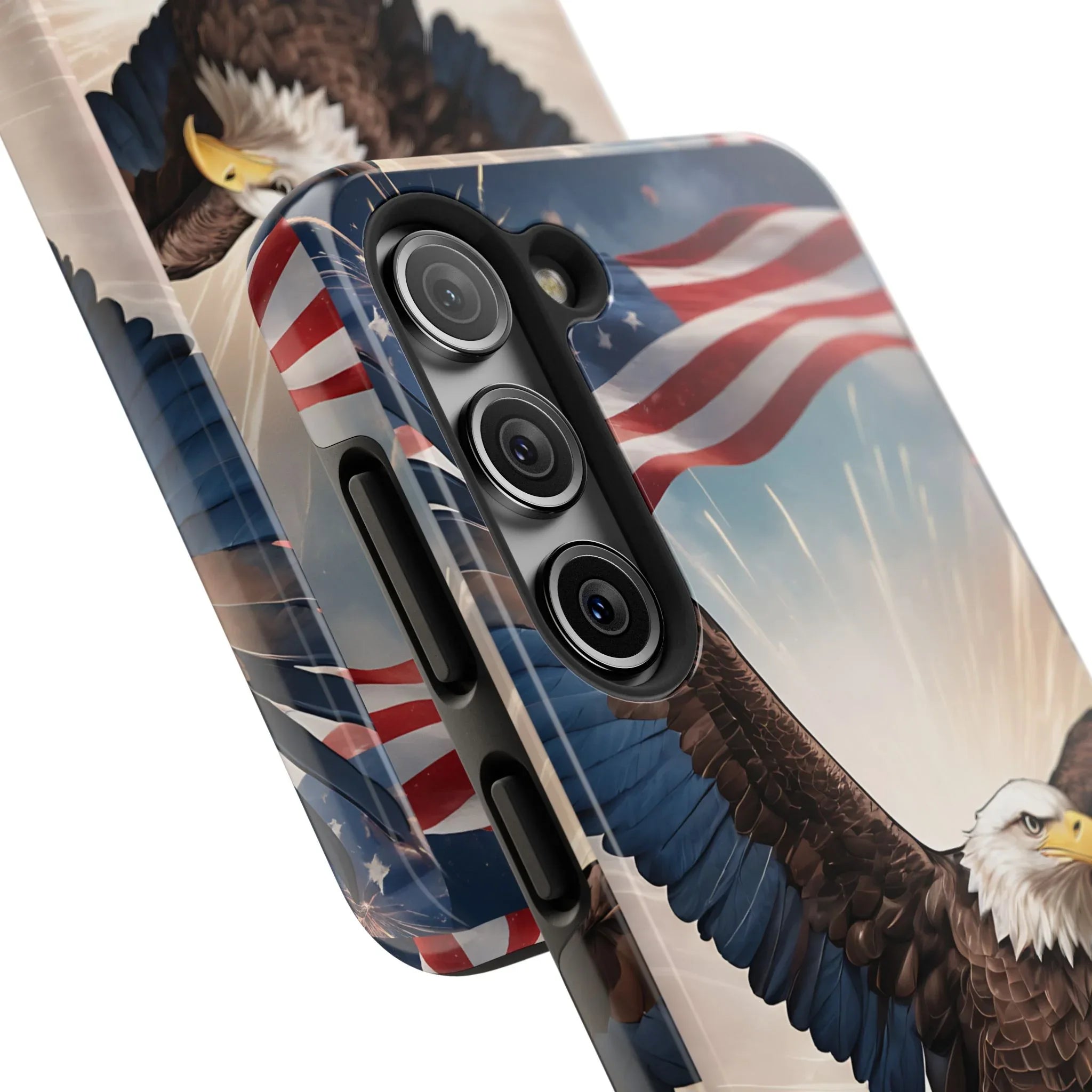 Majestic Eagle Flag Phone Case - DiwaKi