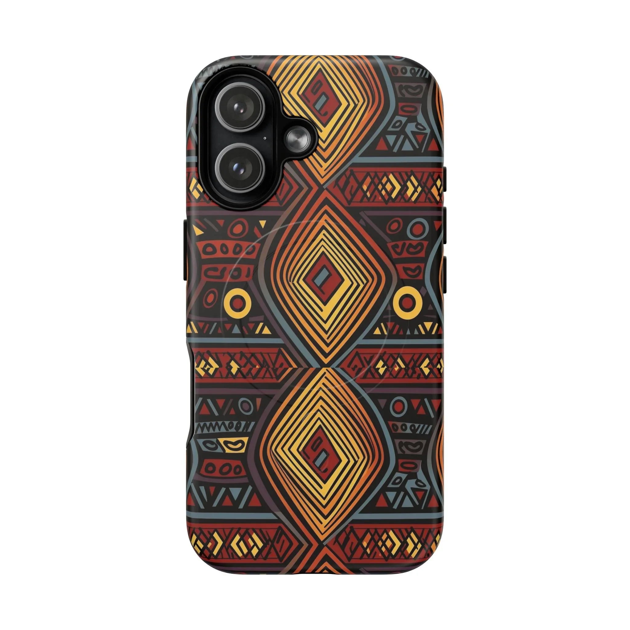 Tribal Geometric Tough Magnetic Phone Case - DiwaKi