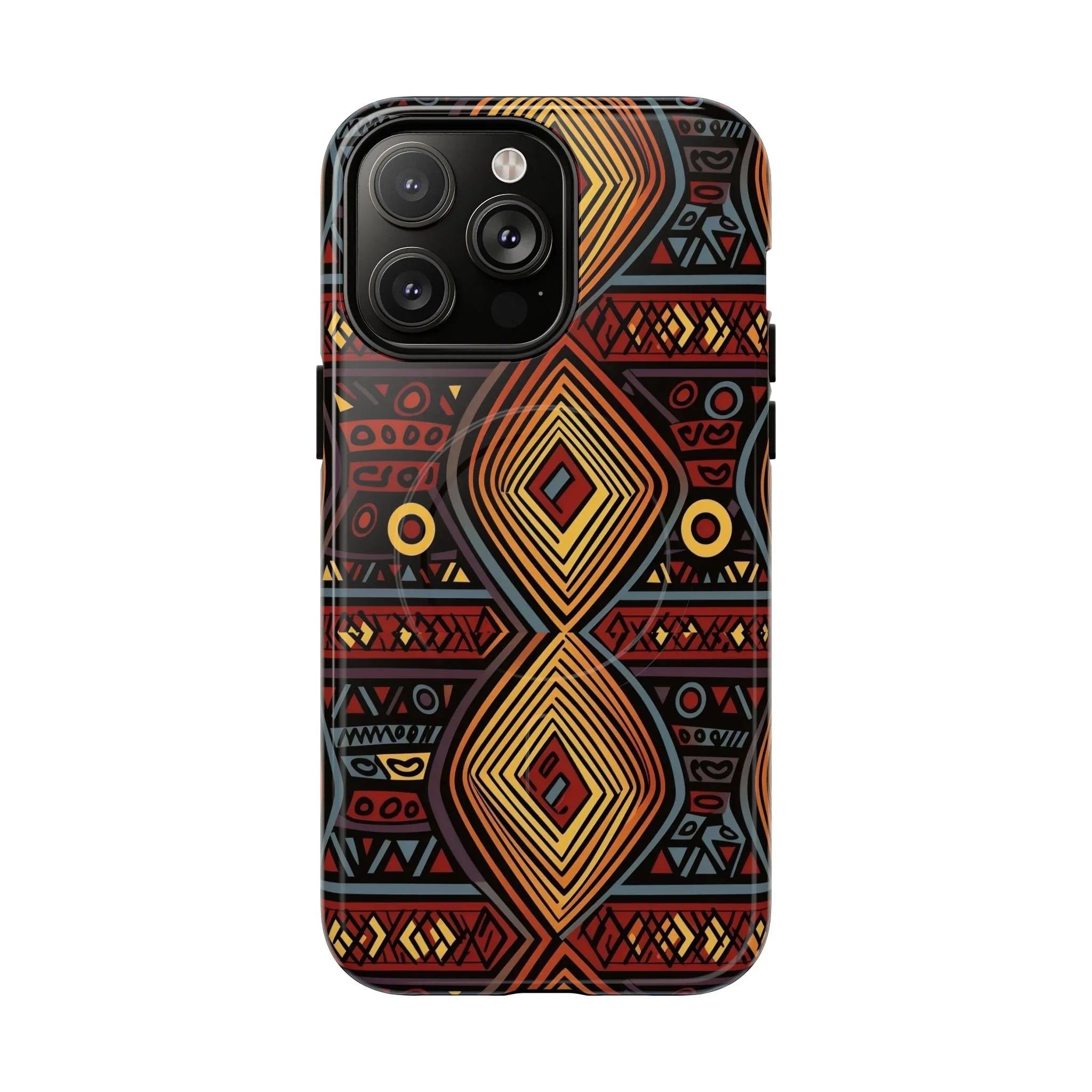 Tribal Geometric Tough Magnetic Phone Case - DiwaKi