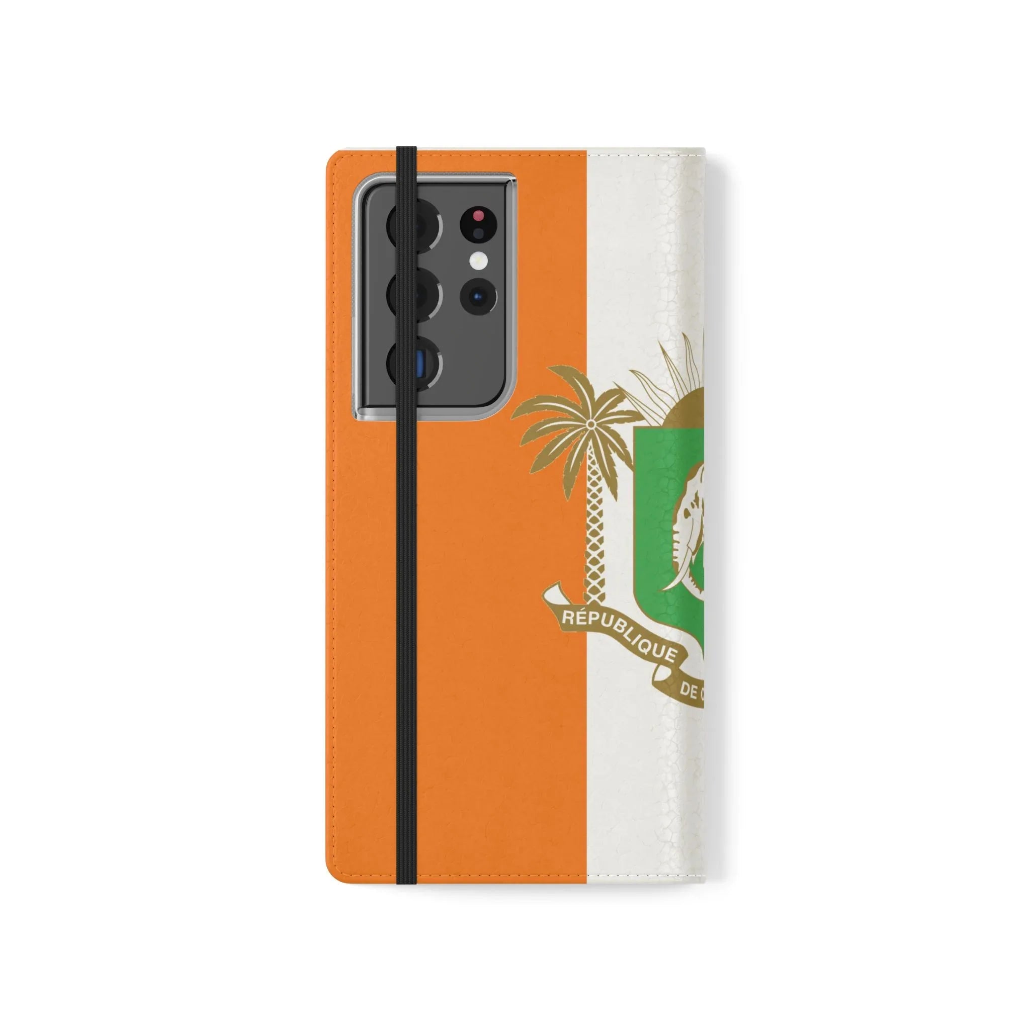 Ivory Coast Flag Flip Phone Case — Côte d&