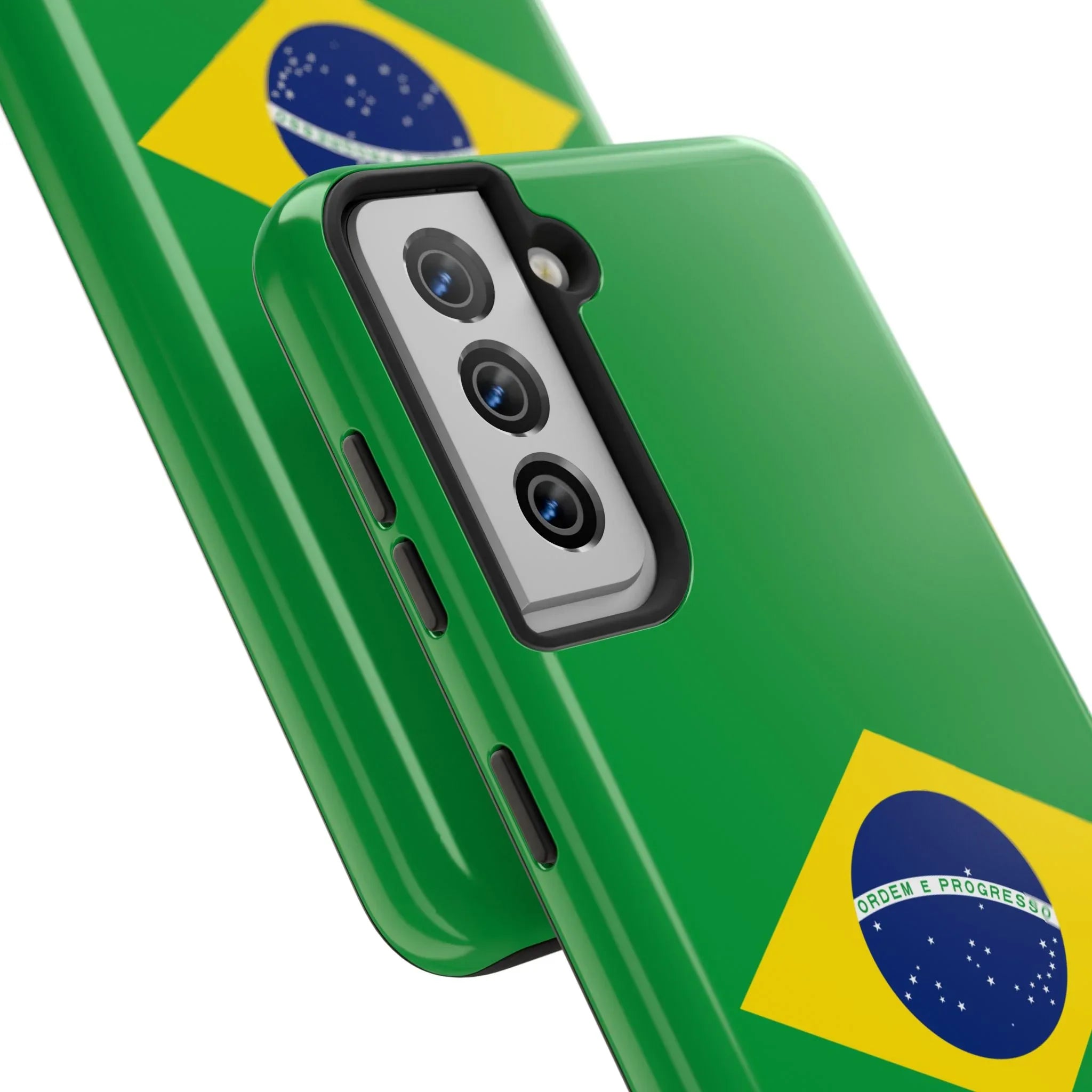 Brazil Flag Tough Phone Case — Protective Patriotic Phone Cover - DiwaKi