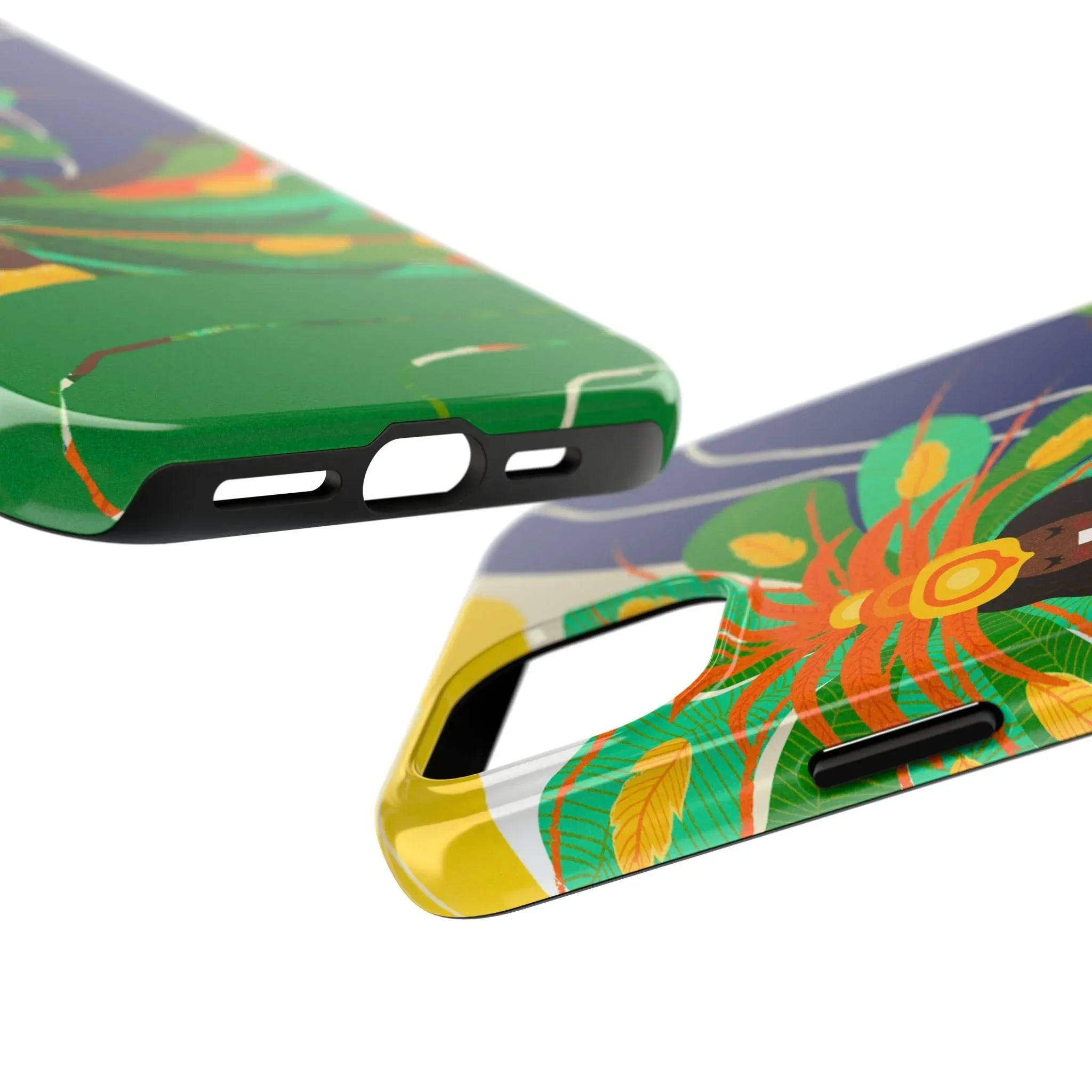 Brazil carnival Tough Phone Case — Statue of Liberty & American Flag Design - DiwaKi