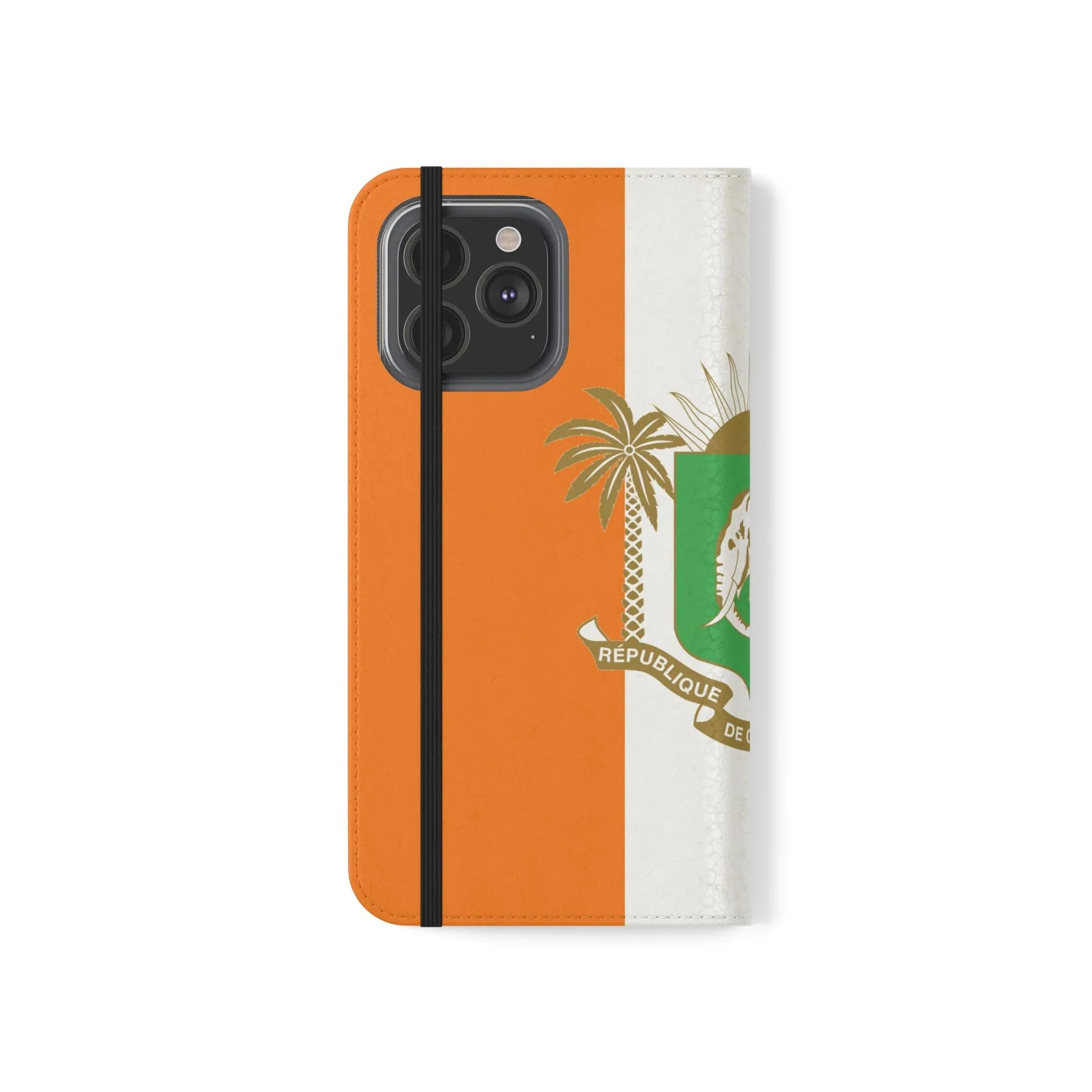 Ivory Coast Flag Flip Phone Case — Côte d&