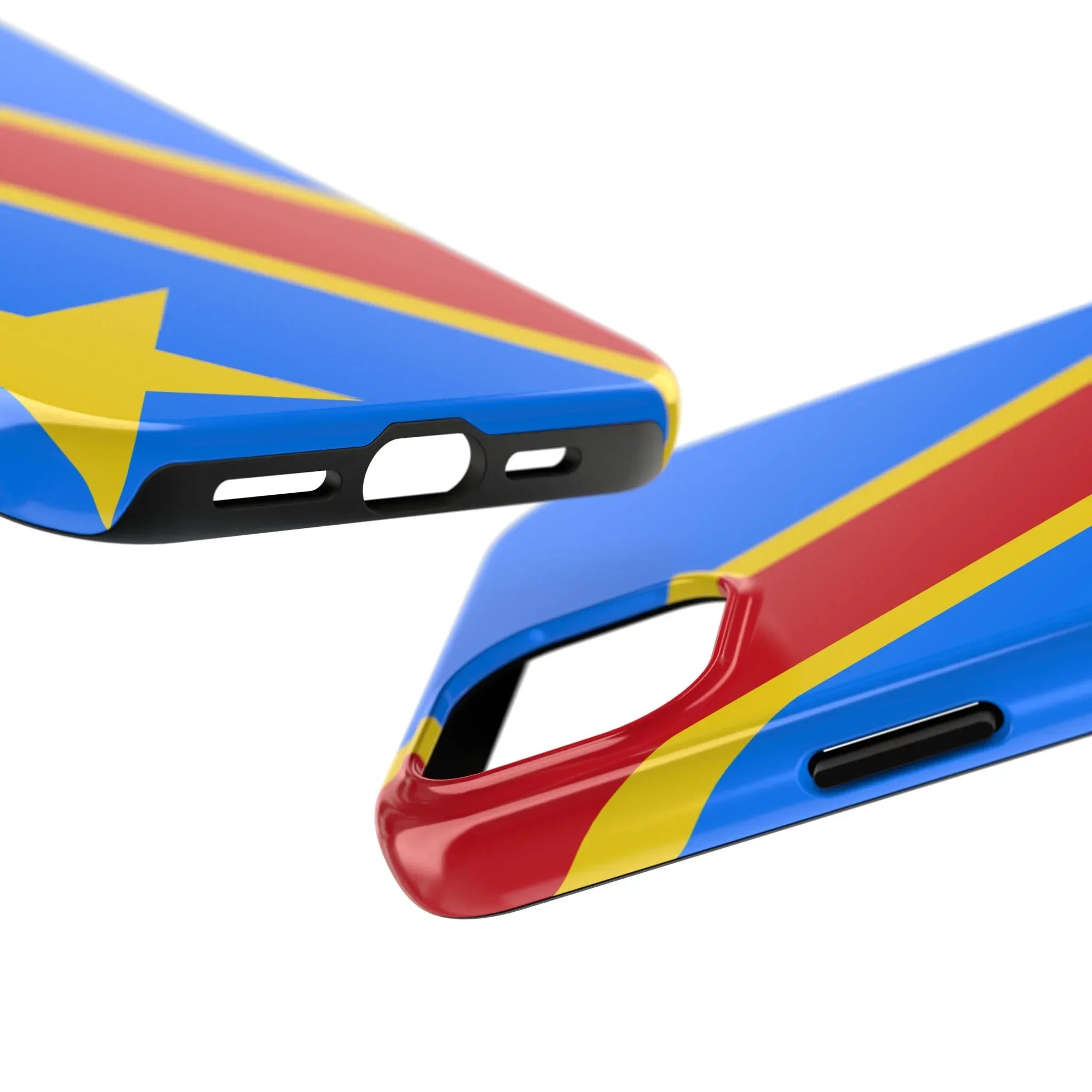 Democratic Republic of Congo Flag Tough Phone Case — Durable Protective Cover - DiwaKi
