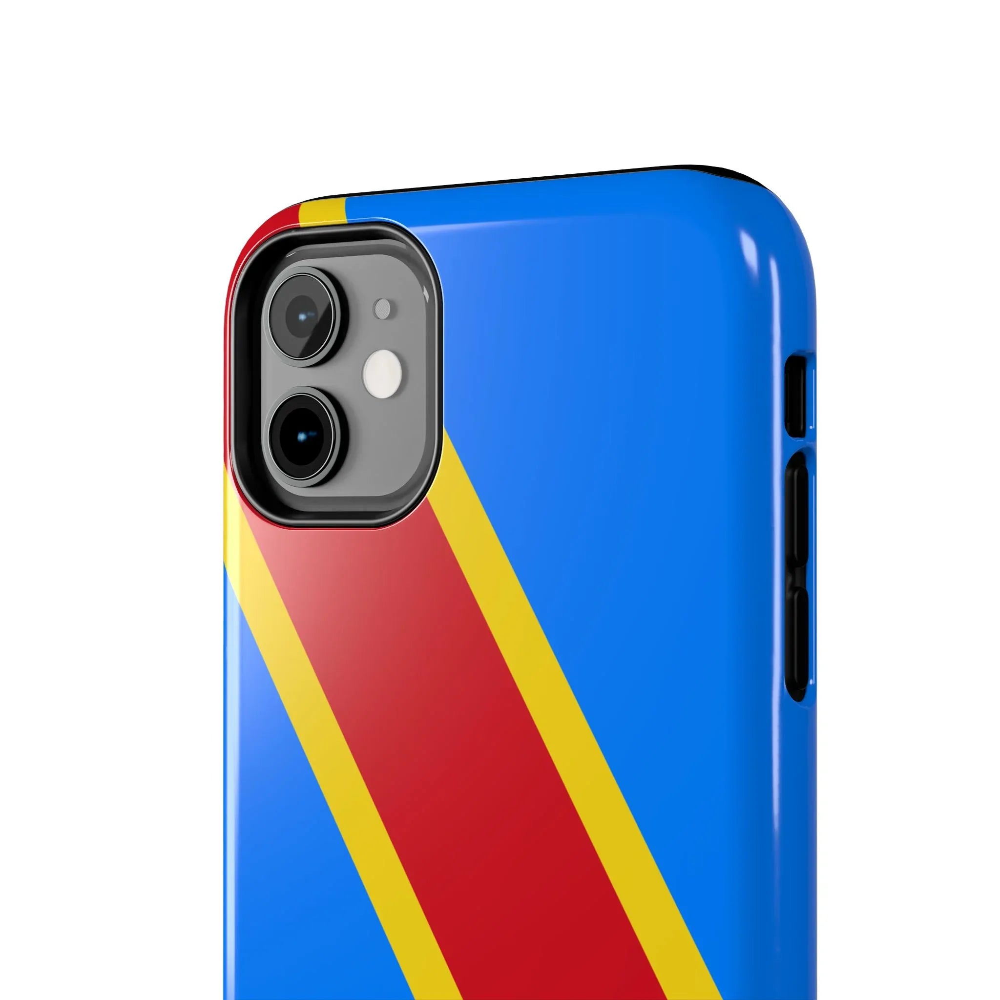 Democratic Republic of Congo Flag Tough Phone Case — Durable Protective Cover - DiwaKi