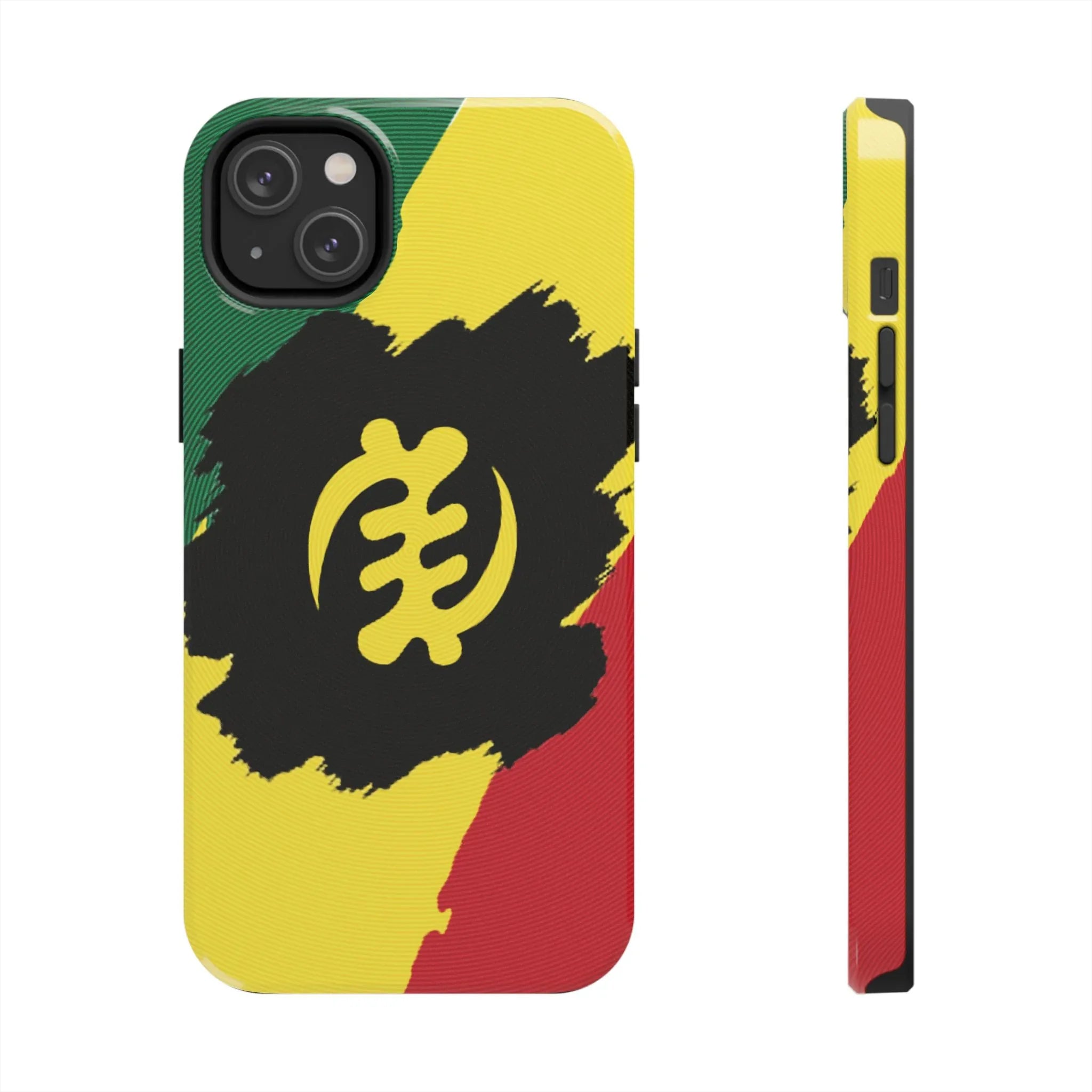 Sankofa Tough Phone Case — Shockproof Protective Phone Cover with Ghana Adinkra Symbol - DiwaKi