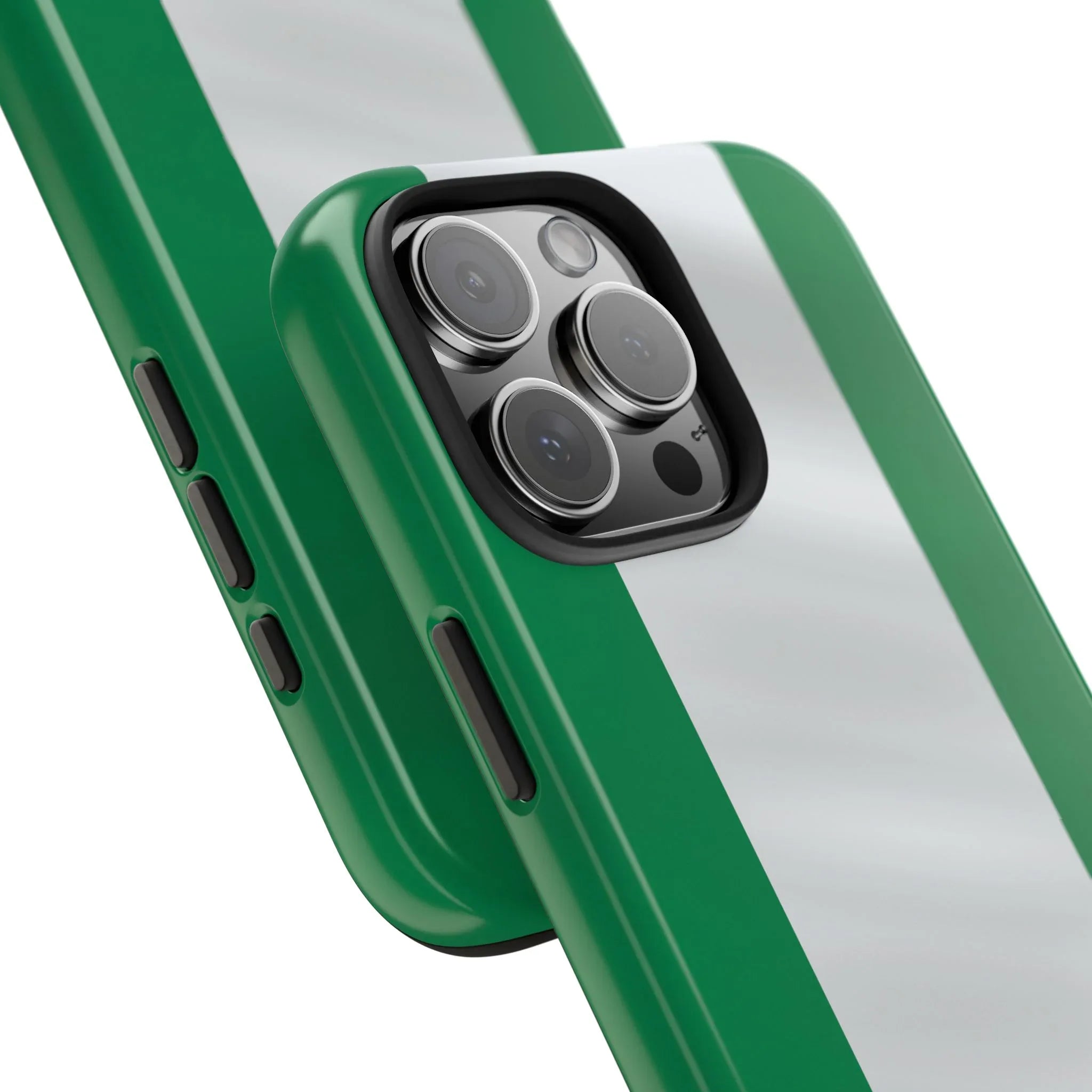 Tough Phone Case — Nigerian flag Rugged Protective Cover - DiwaKi