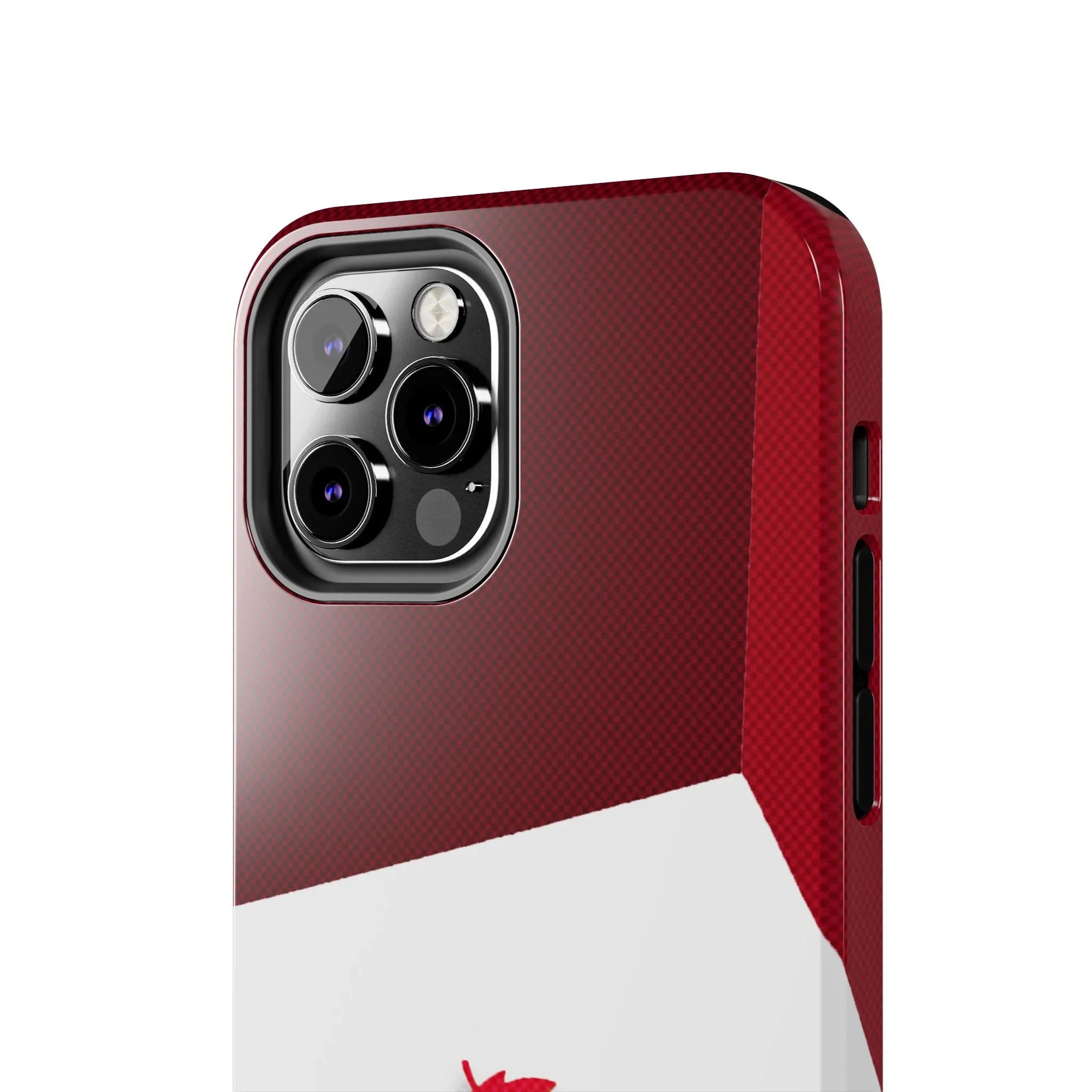 Canada Autumn Maple Tough Phone Case — Red & White Protective Fall Design - DiwaKi