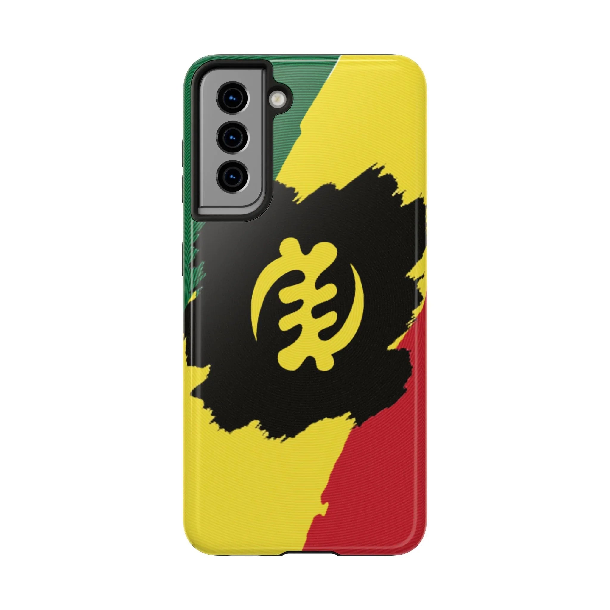 Sankofa Tough Phone Case — Shockproof Protective Phone Cover with Ghana Adinkra Symbol - DiwaKi