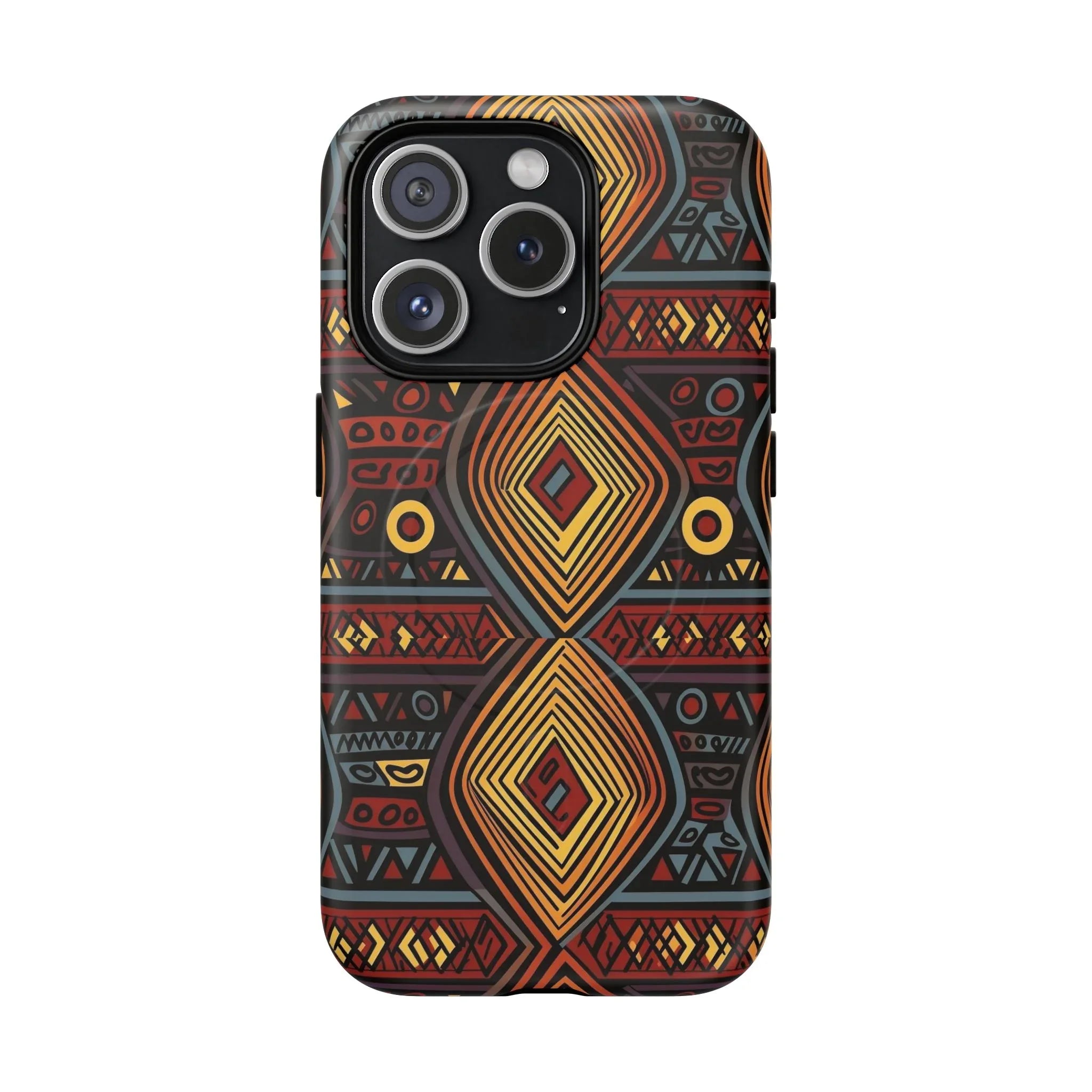 Tribal Geometric Tough Magnetic Phone Case - DiwaKi