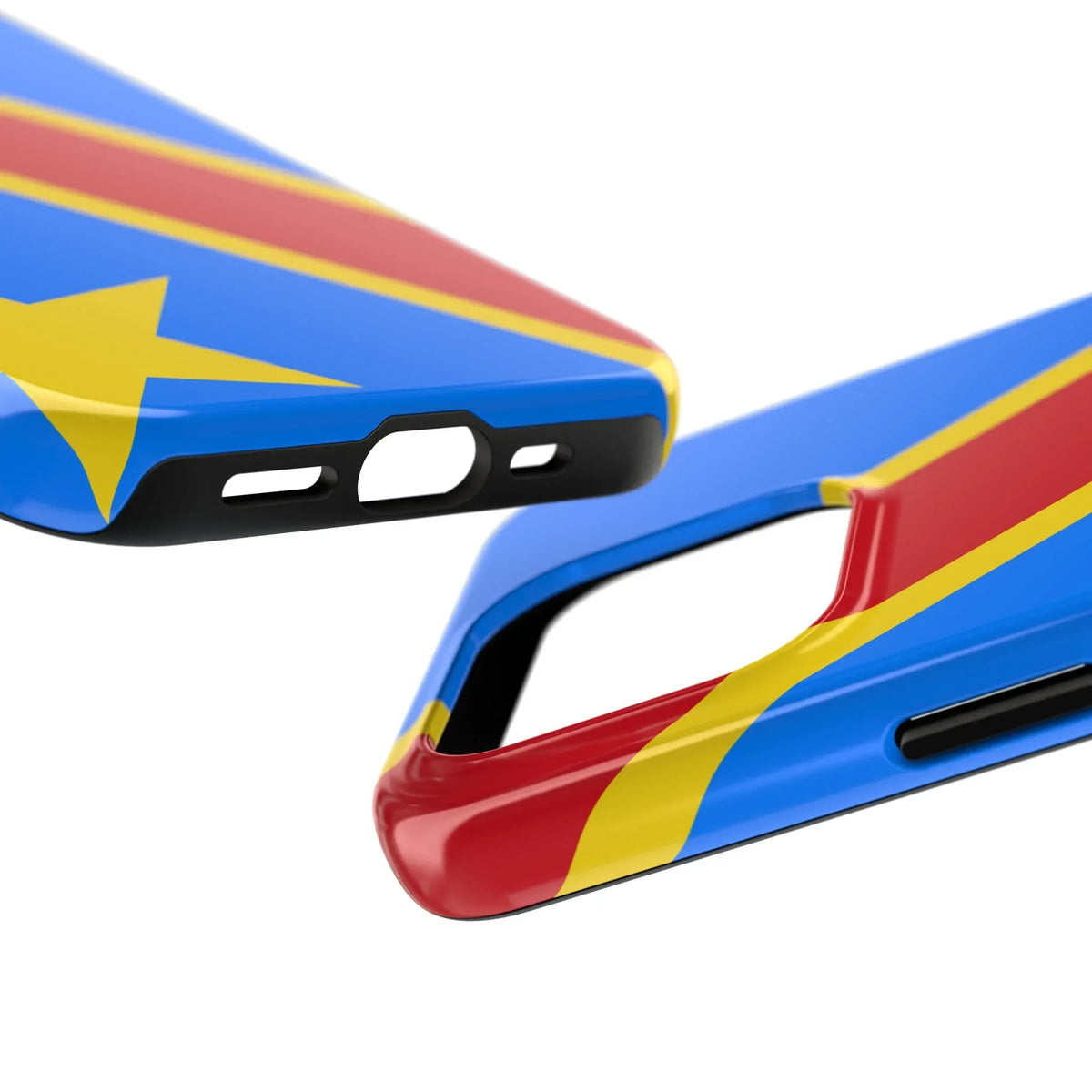 Democratic Republic of Congo Flag Tough Phone Case — Durable Protective Cover - DiwaKi