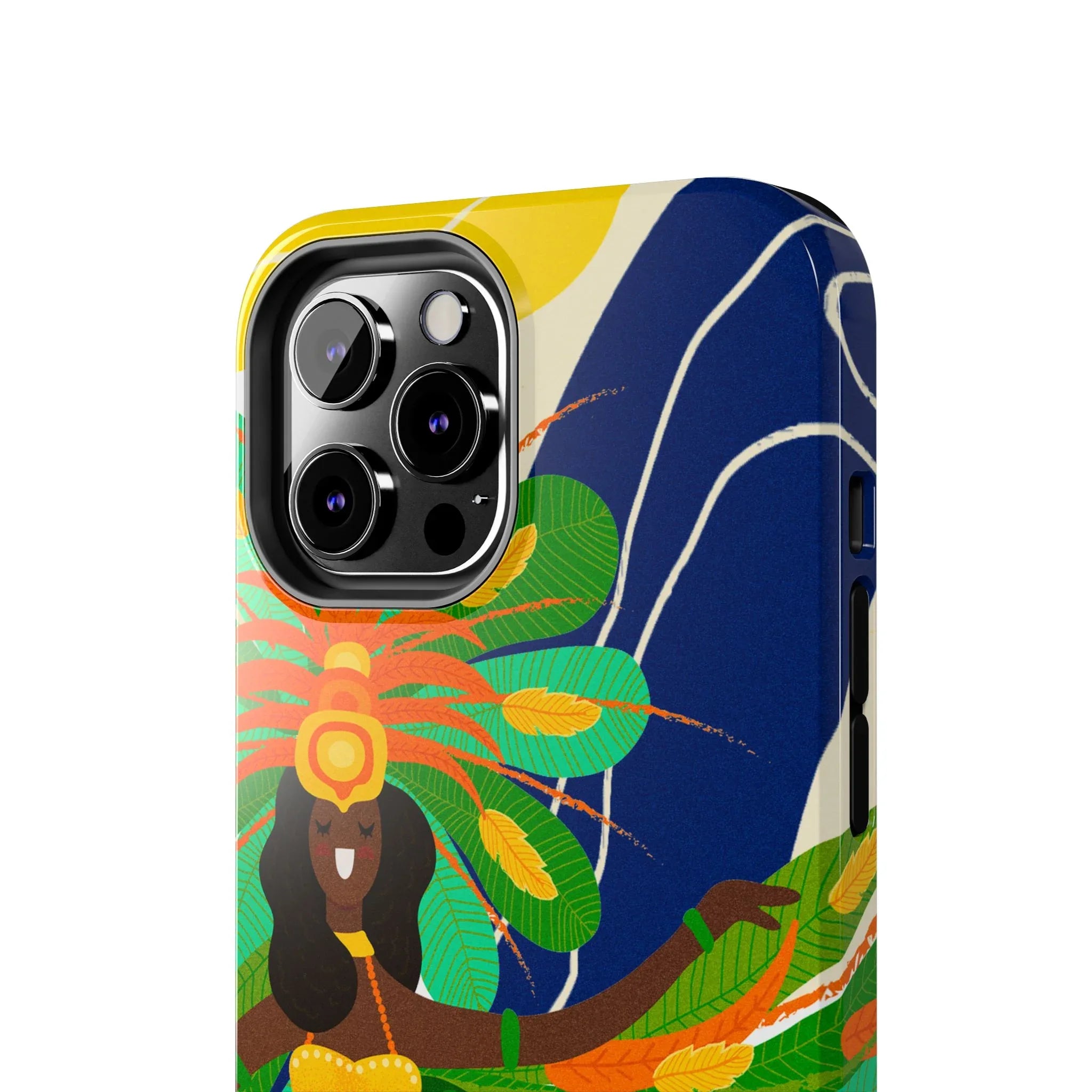 Brazil carnival Tough Phone Case — Statue of Liberty & American Flag Design - DiwaKi