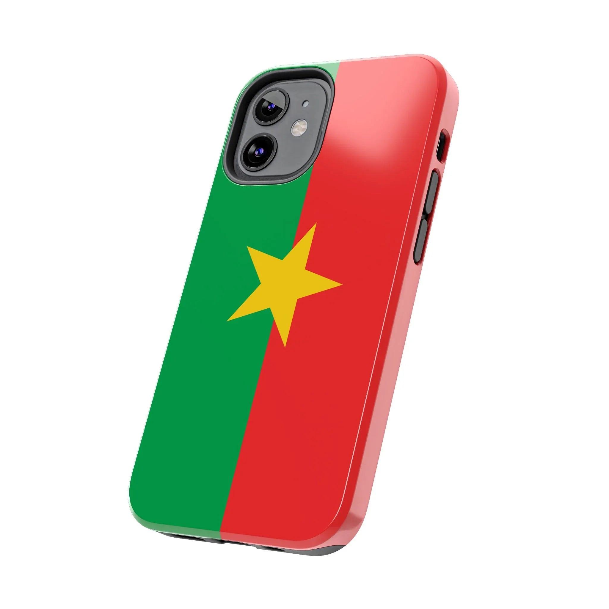 Burkina Faso Flag Tough Phone Case – Durable Protective Cover - DiwaKi