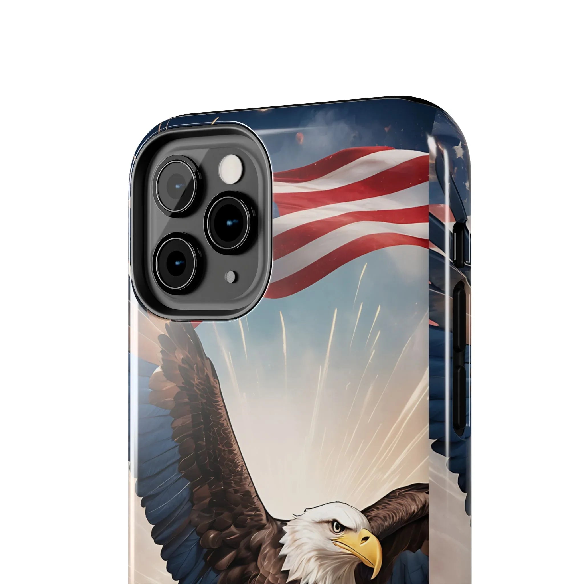 Majestic Eagle Flag Phone Case - DiwaKi