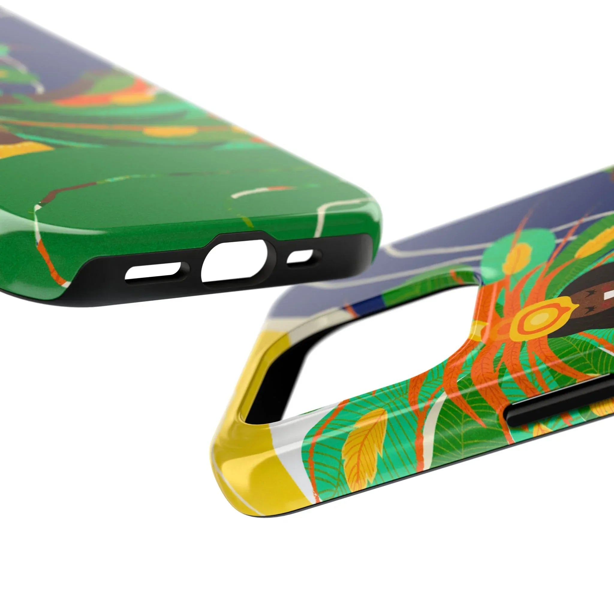 Brazil carnival Tough Phone Case — Statue of Liberty & American Flag Design - DiwaKi
