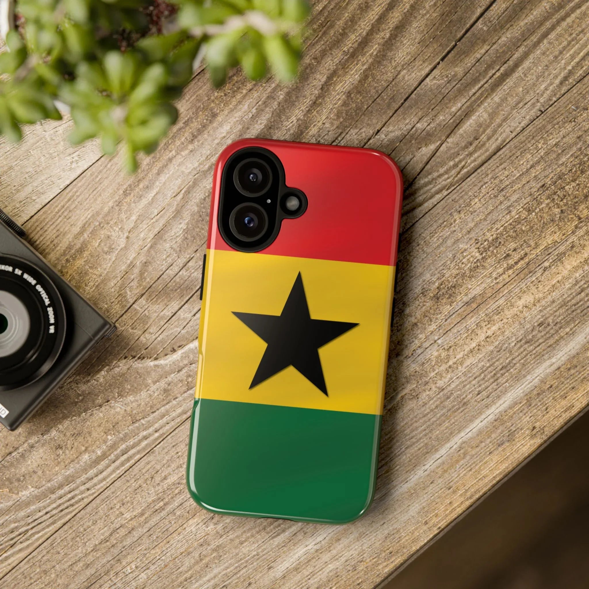 Ghana Colors Rugged Phone Cover - DiwaKi