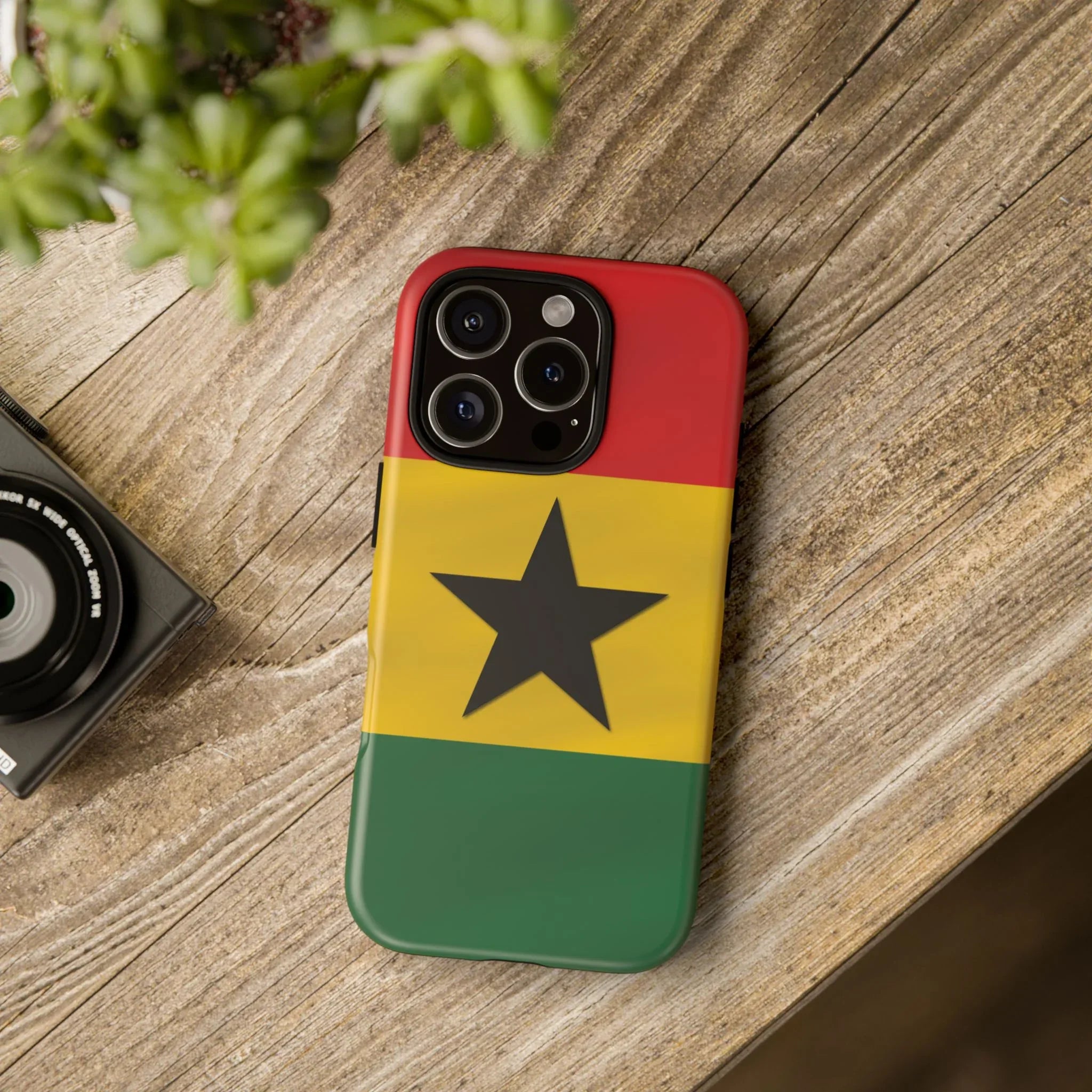 Ghana Colors Rugged Phone Cover - DiwaKi