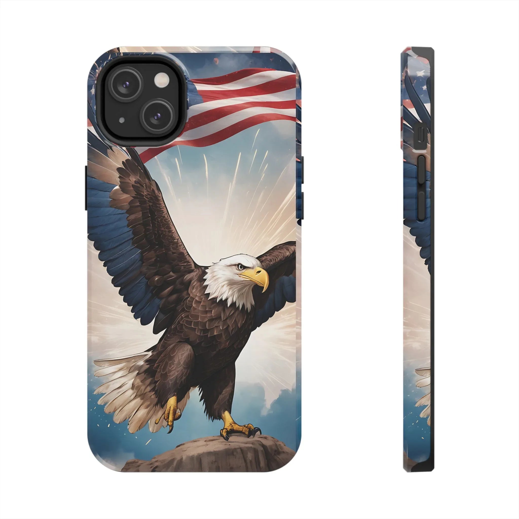 Majestic Eagle Flag Phone Case - DiwaKi