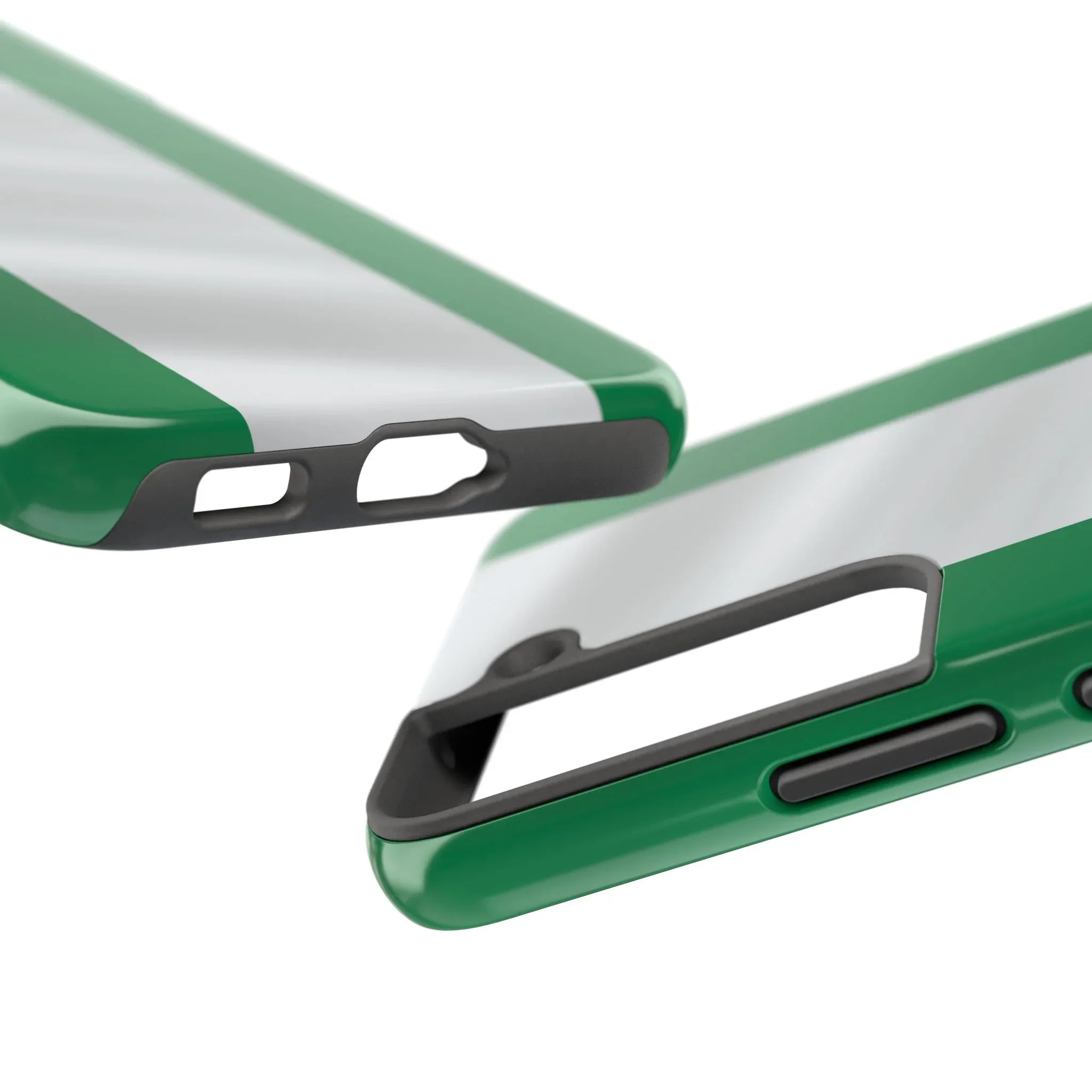 Tough Phone Case — Nigerian flag Rugged Protective Cover - DiwaKi