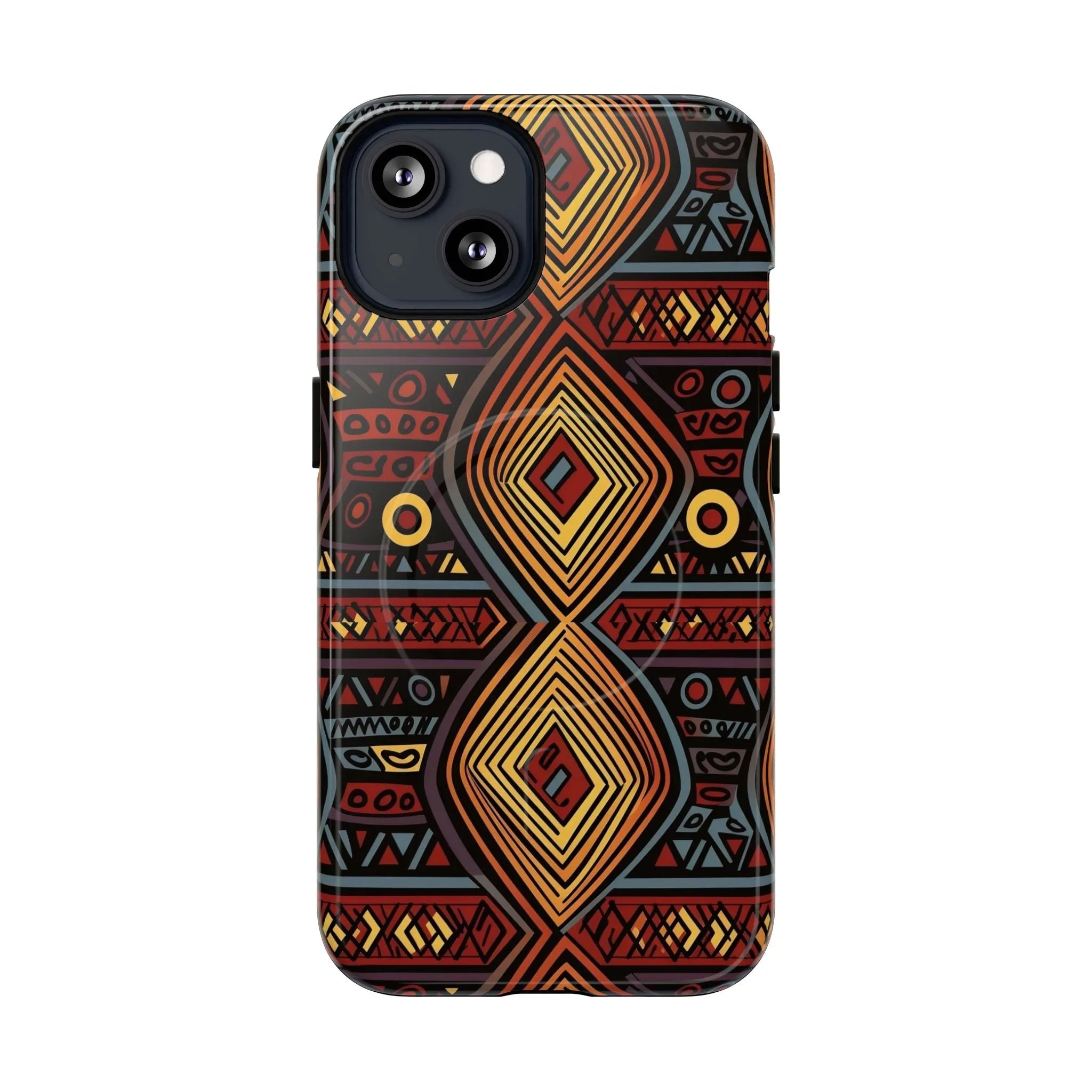 Tribal Geometric Tough Magnetic Phone Case - DiwaKi