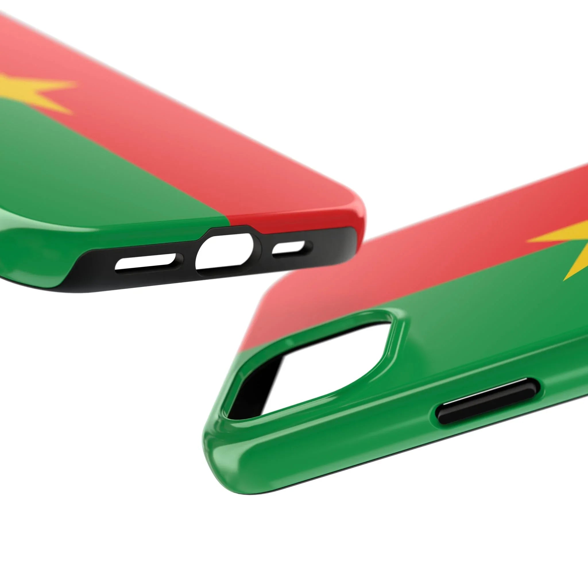 Burkina Faso Flag Tough Phone Case – Durable Protective Cover - DiwaKi