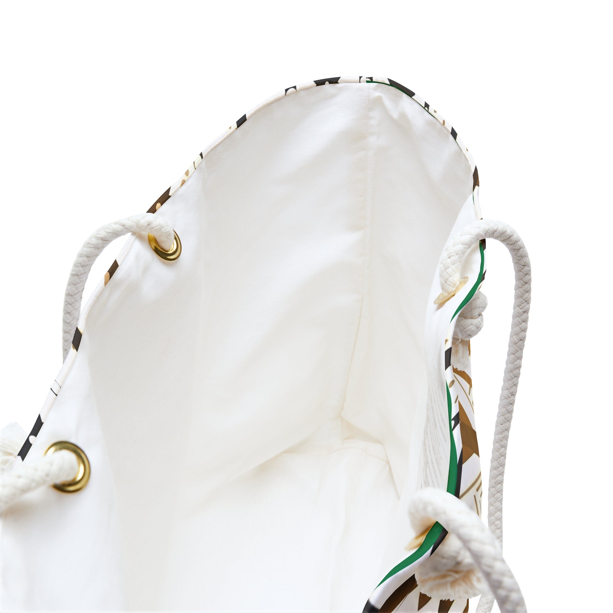 Gold African mudcloth Weekender Bag — Boho Tribal Travel Tote