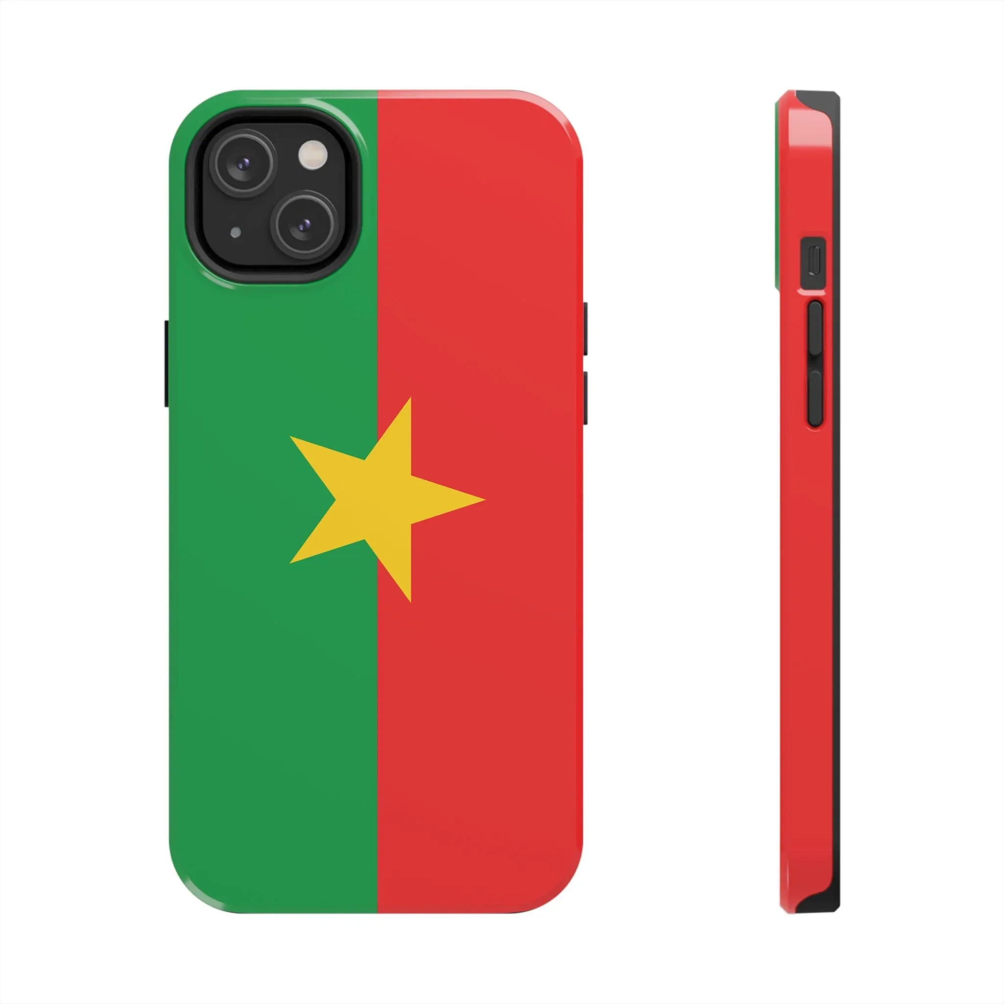 Burkina Faso Flag Tough Phone Case – Durable Protective Cover - DiwaKi