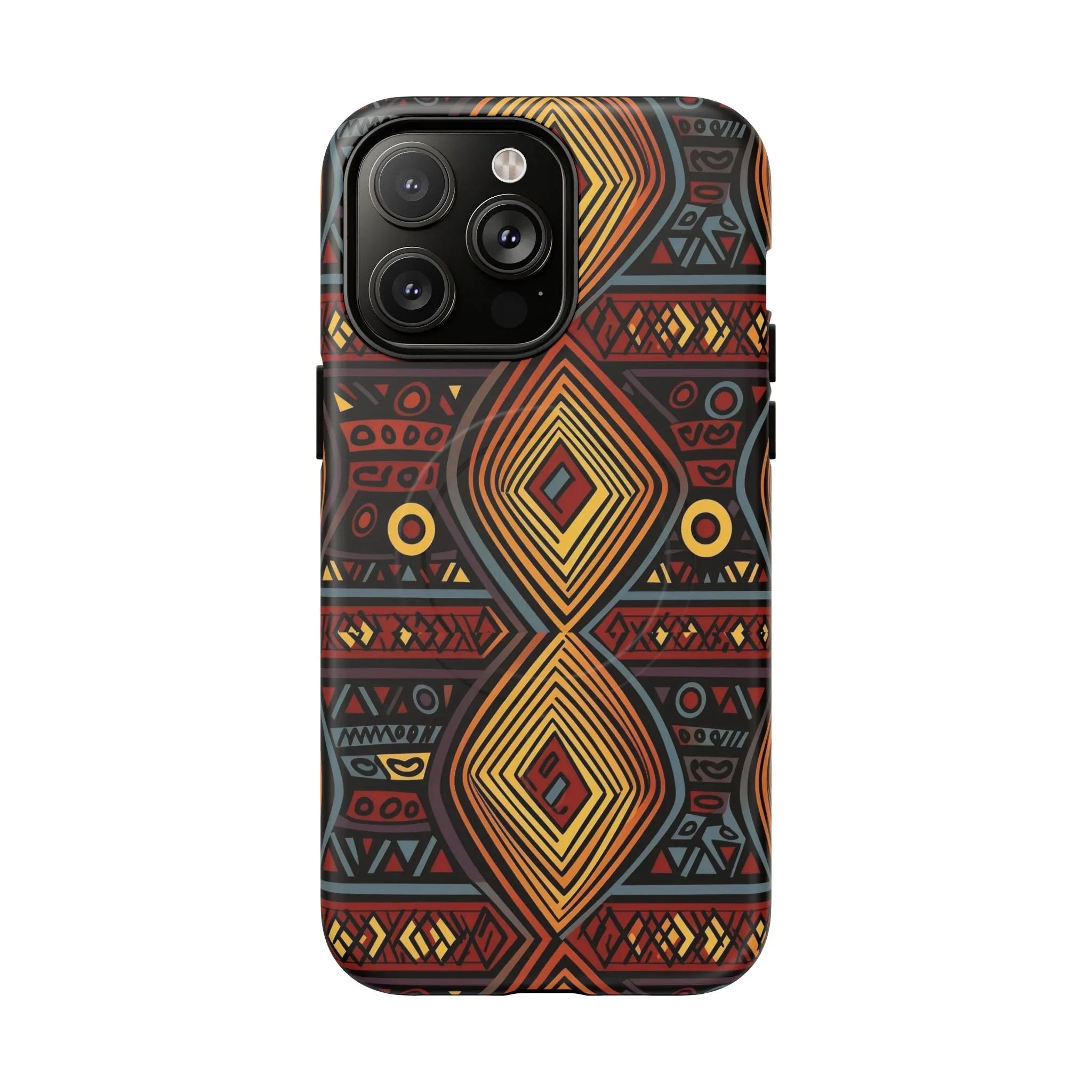 Tribal Geometric Tough Magnetic Phone Case - DiwaKi