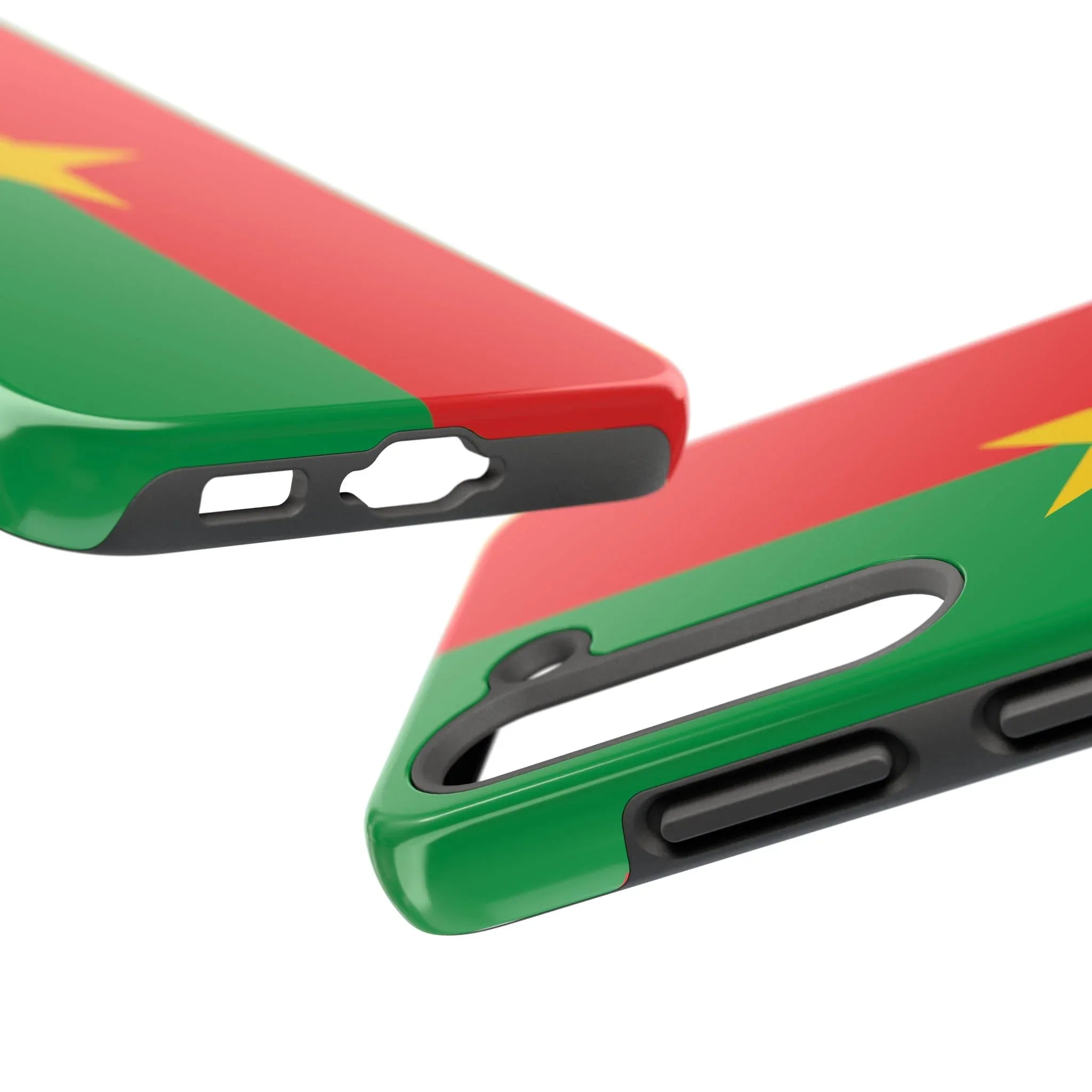 Burkina Faso Flag Tough Phone Case – Durable Protective Cover - DiwaKi