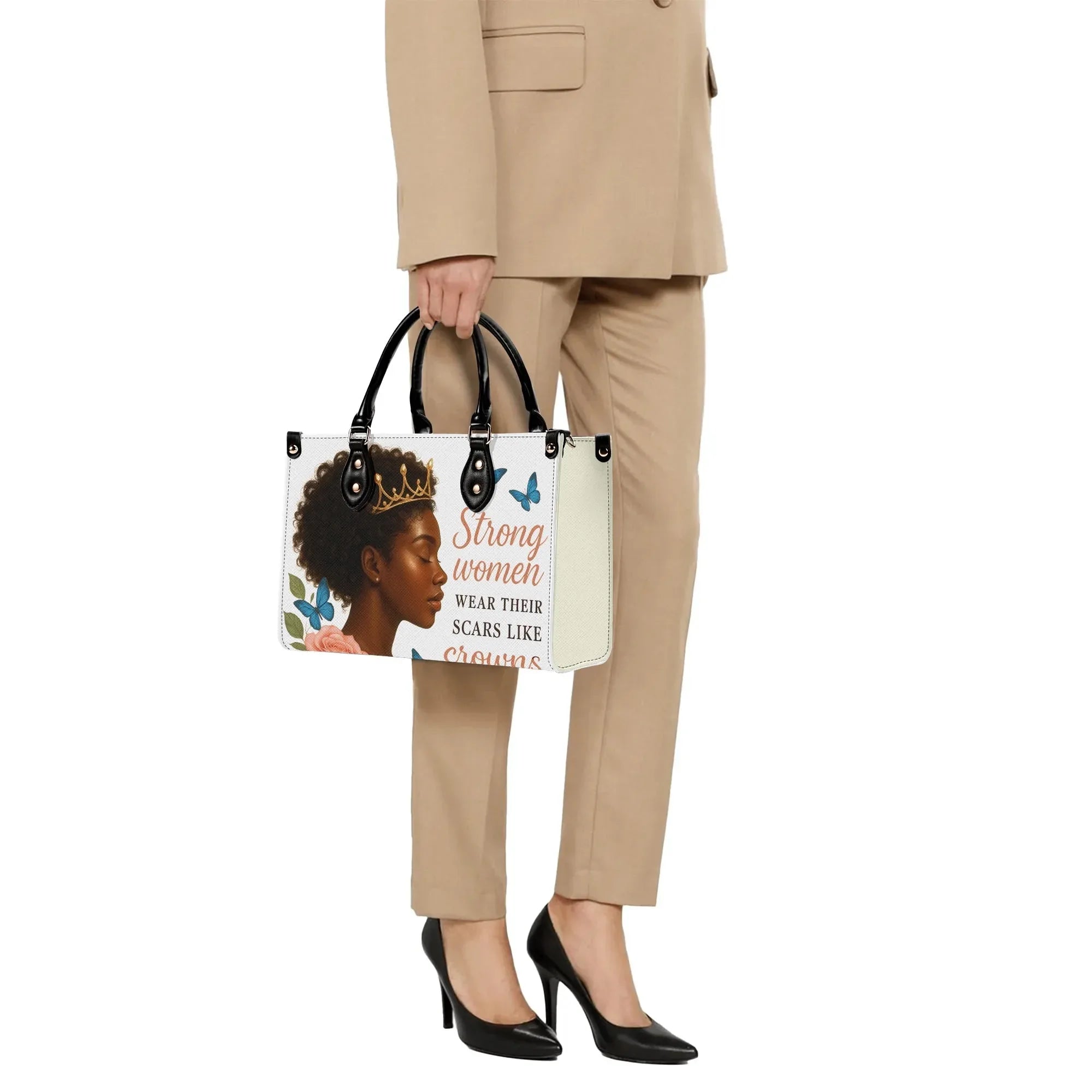 New Version-Luxury Women Twill Faux Leather Handbag - DiwaKi