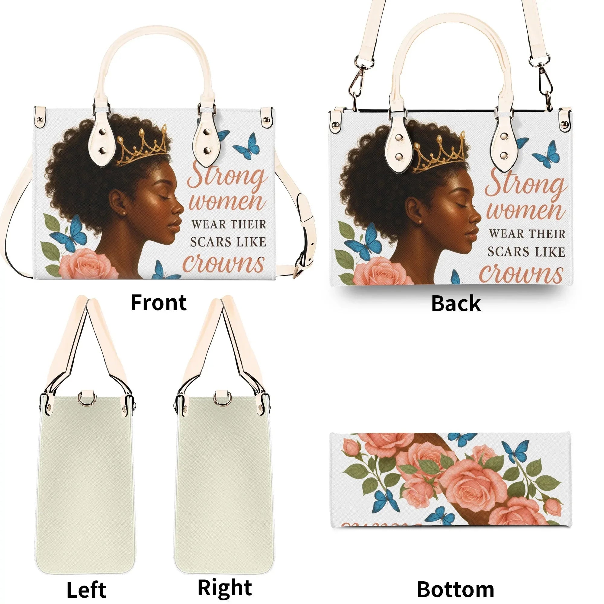 New Version-Luxury Women Twill Faux Leather Handbag - DiwaKi